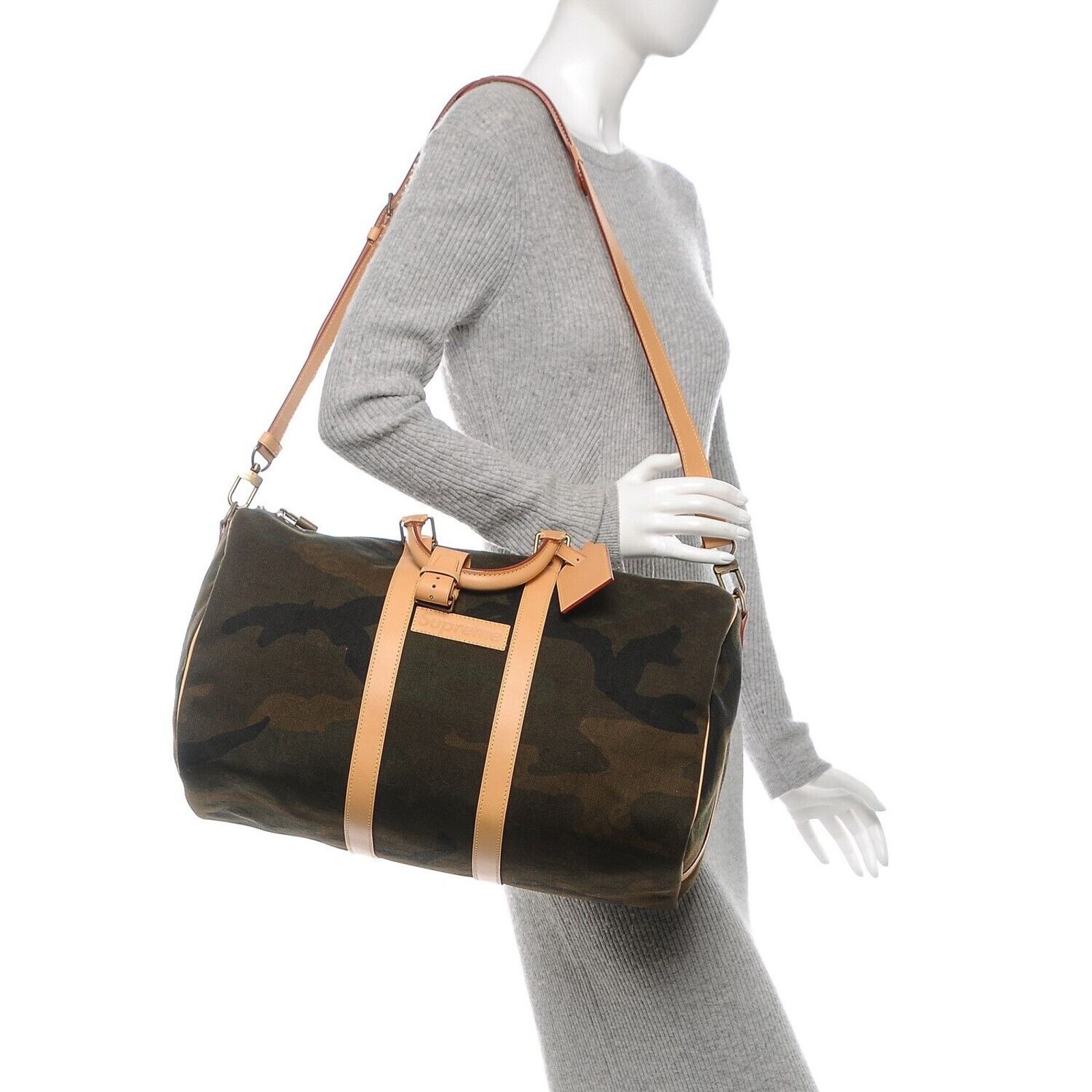 Louis Vuitton Louis Vuitton Supreme Keepall Bandouliere Travel Bag Size ONE SIZE - 5 Thumbnail