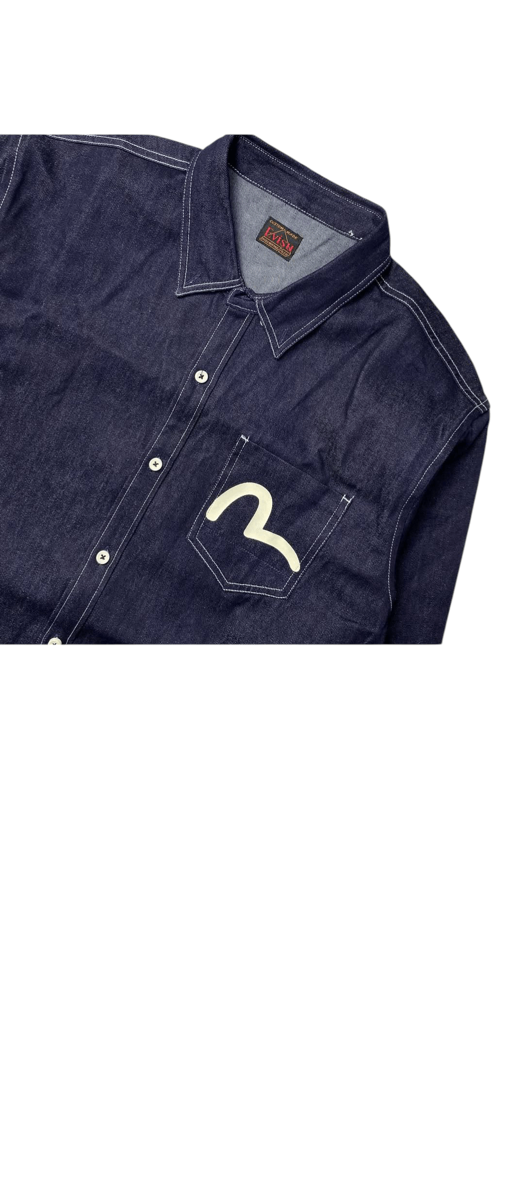 Evisu Evisu denim shirt big logo Size US L / EU 52-54 / 3 - 3 Thumbnail