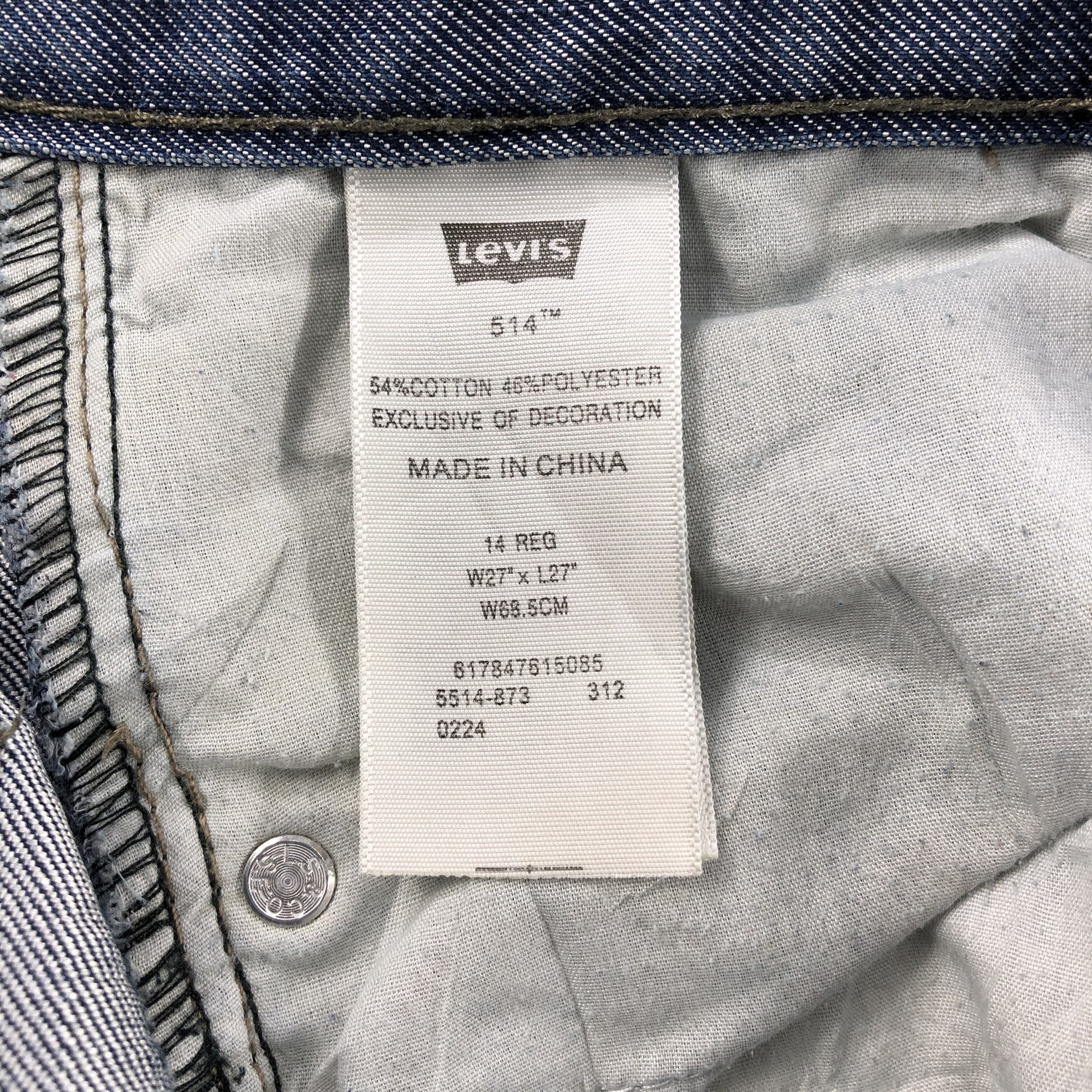 Levi's × Vintage Vintage Distress Blue Wash Levis 514 Jeans-JM1479 Size US 27 - 10 Thumbnail