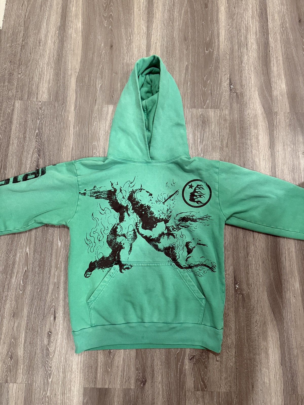 HELLSTAR Hellstar Hoodie “Path To Paradise” Green Size US S / EU 44-46 / 1 - 1 Thumbnail