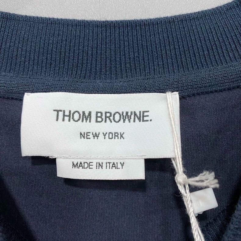 Thom Browne Thom Browne Navy classic short sleeves 2505-Nextarrow Size US XS / EU 42 / 0 - 4 Thumbnail