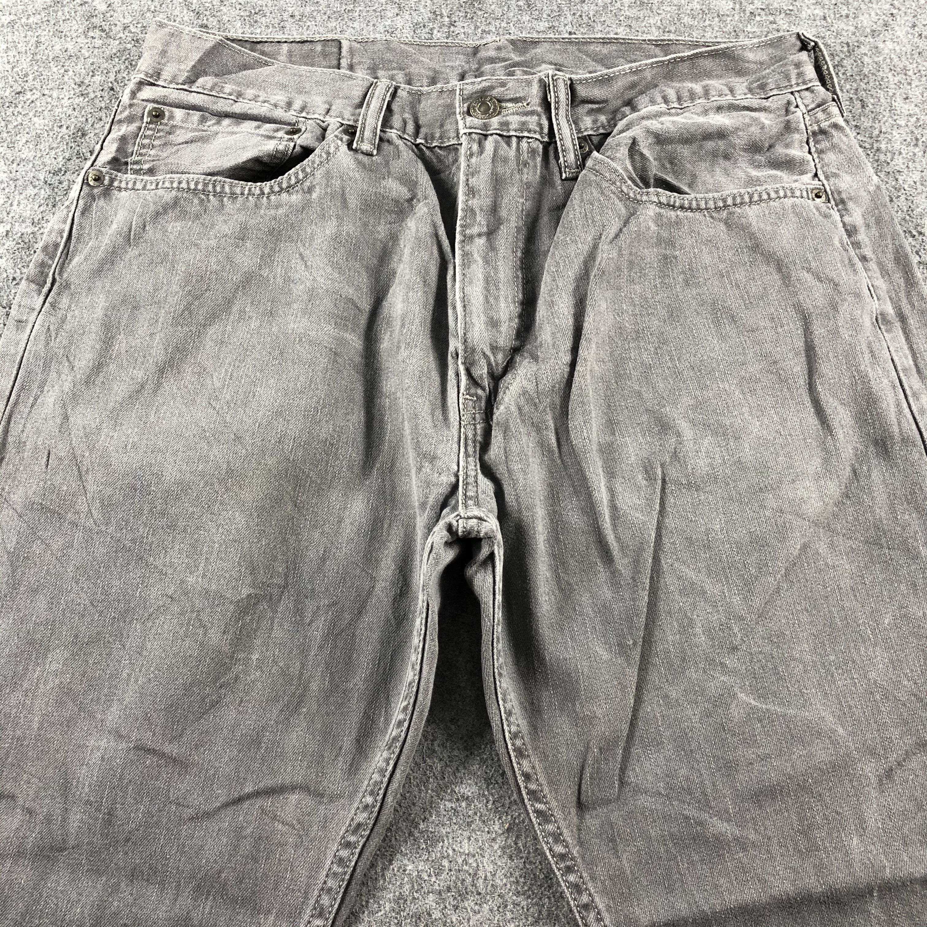 Levi's Vintage Faded Black Levis 505 Jeans-J2389 Size US 32 / EU 48 - 3 Thumbnail