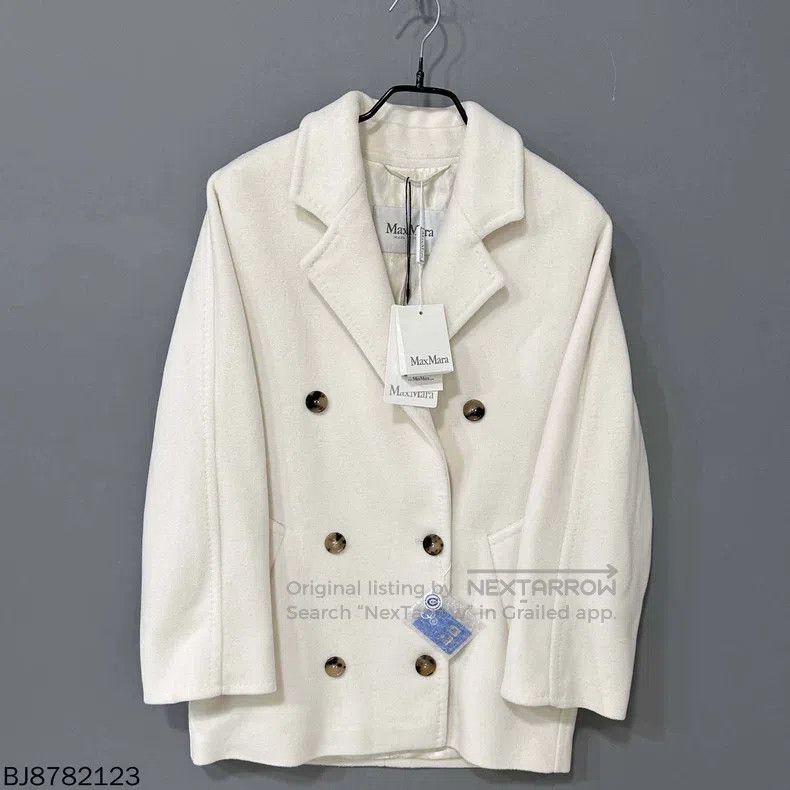 Max Mara Max Mara White short coat Size XXS / US 00 / IT 34 - 1 Thumbnail
