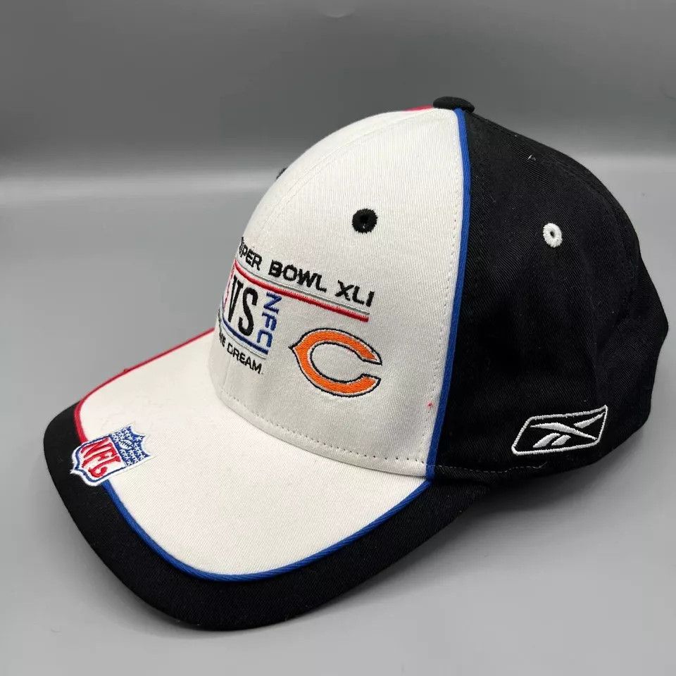 Reebok Colts vs Bears Super Bowl XLI NFL Hat Men Strap Back Cap New Size ONE SIZE - 2 Thumbnail