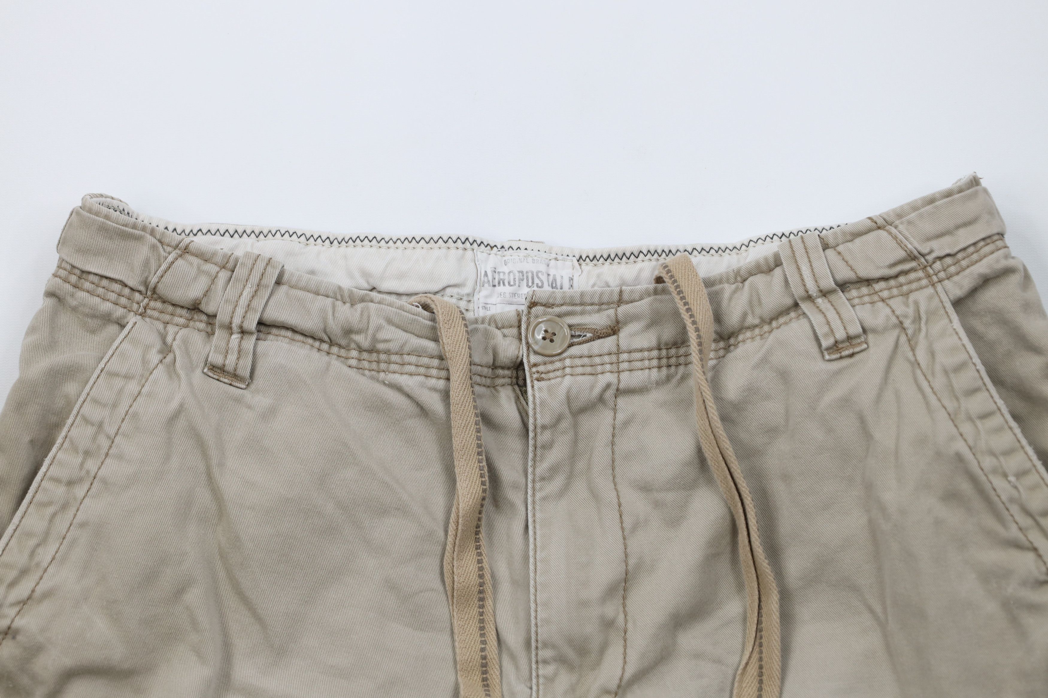 Aeropostale × Vintage Vintage Y2K Aeropostale Heavyweight Length Cargo Shorts Size US 36 / EU 52 - 2 Thumbnail