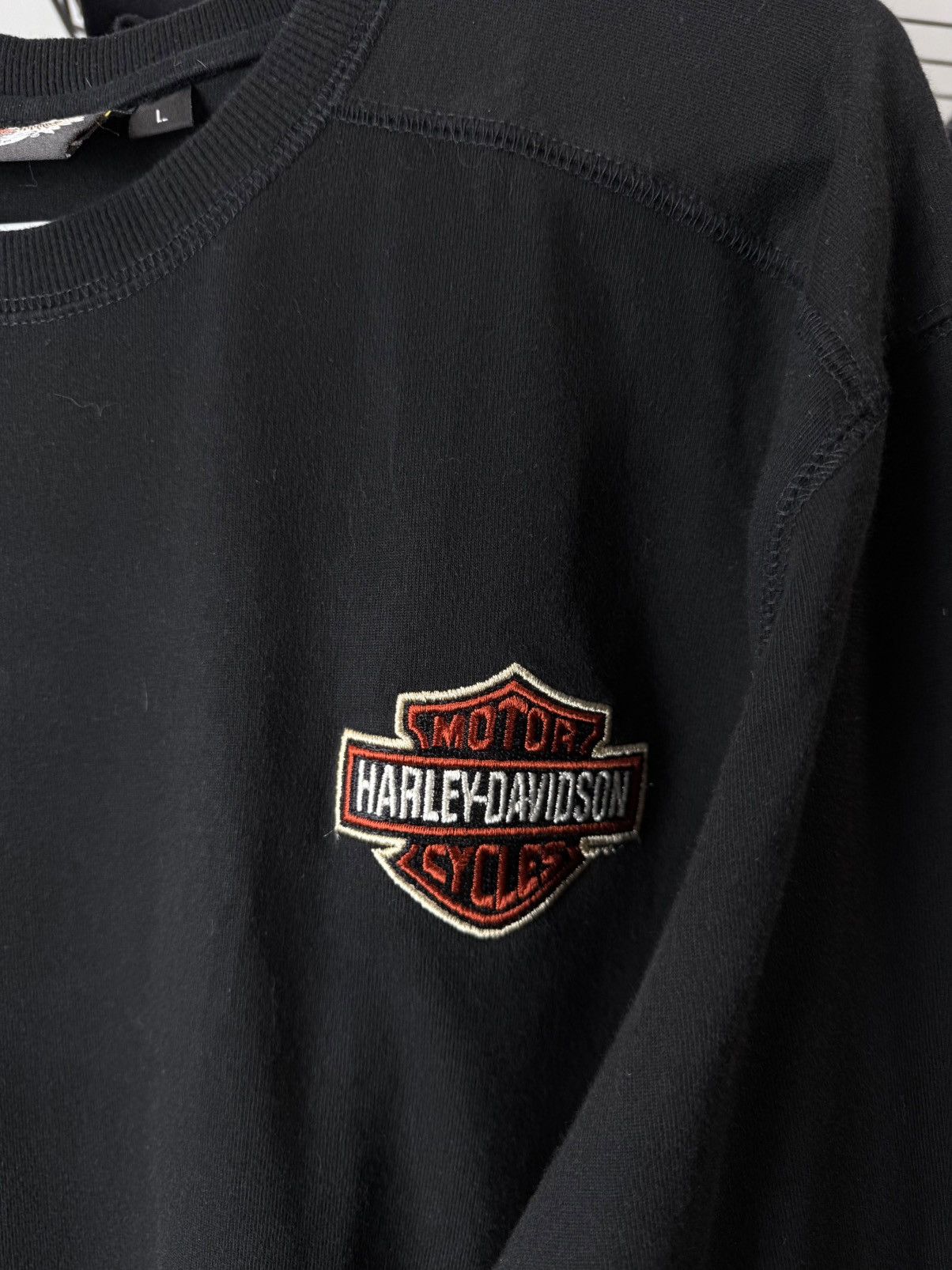 Harley Davidson Harley Davidson Vintage Sweatshirt Embroidered Logo Size US L / EU 52-54 / 3 - 4 Thumbnail