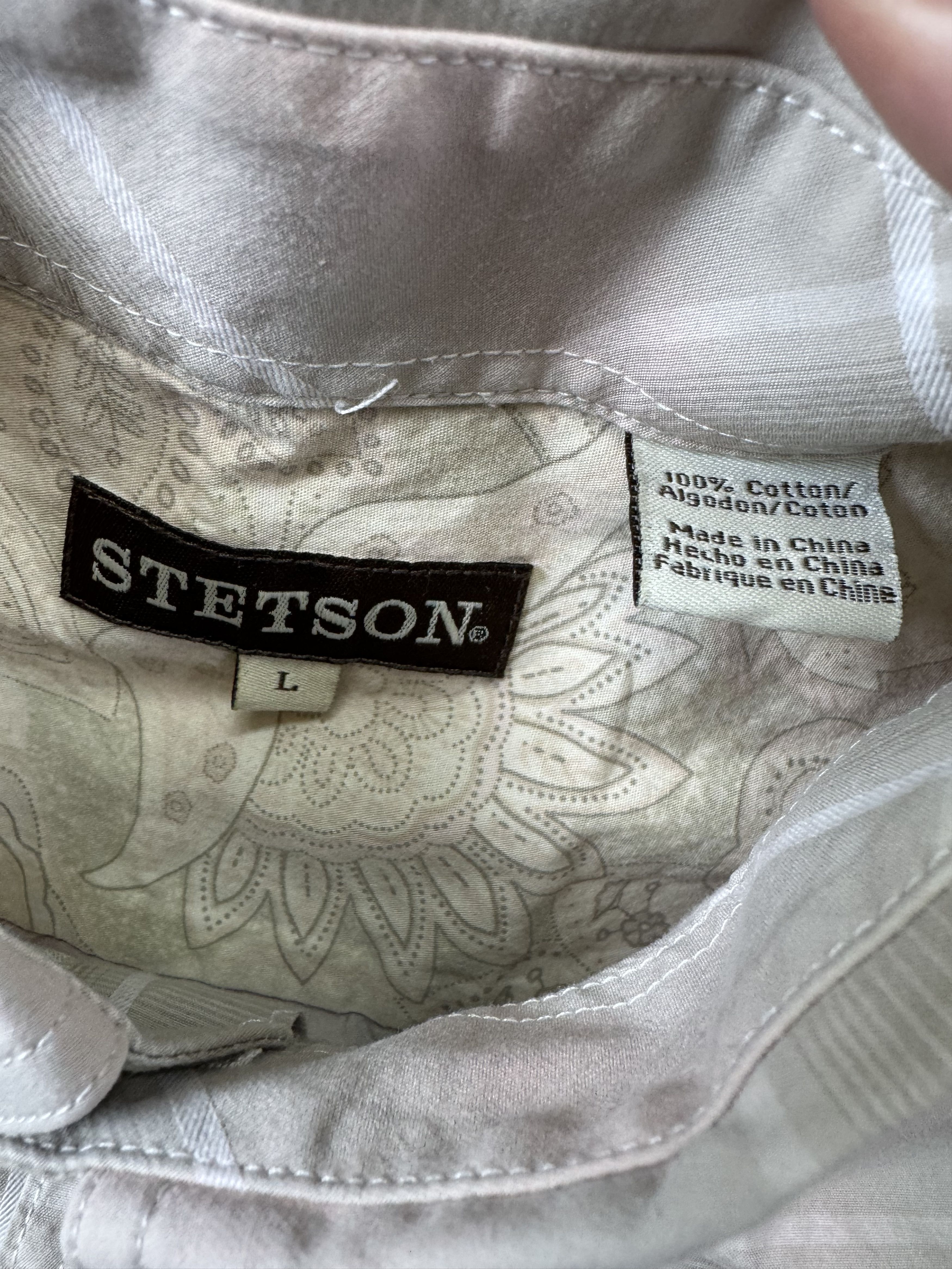 Stetson Stetson Western Button Down Shirt Plaid Long Sleeve Cotton Size US L / EU 52-54 / 3 - 3 Thumbnail