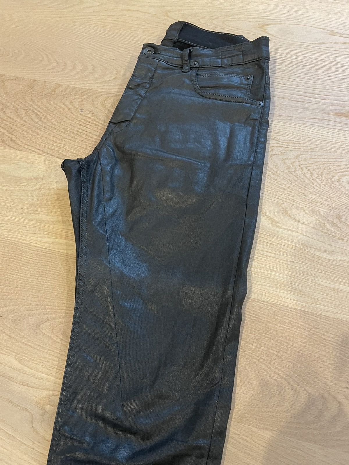 Rick Owens × Rick Owens Drkshdw Rick Owens waxed jeans Size US 31 - 4 Thumbnail