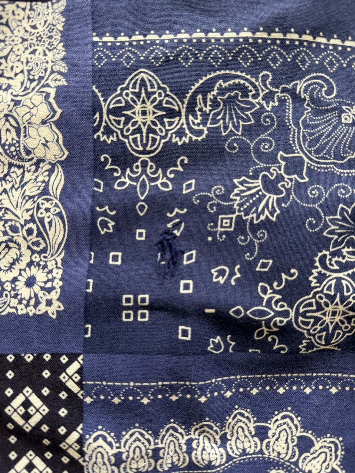 Polo Ralph Lauren Rare Polo Ralph Lauren Paisley Bandana Patchwork Shirt Sz M Size US M / EU 48-50 / 2 - 3 Thumbnail