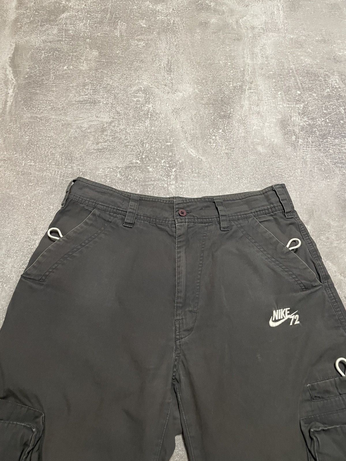 Nike × Vintage Vintage Nike 72 Y2K Cargo Shorts Size S Size US 30 / EU 46 - 2 Thumbnail