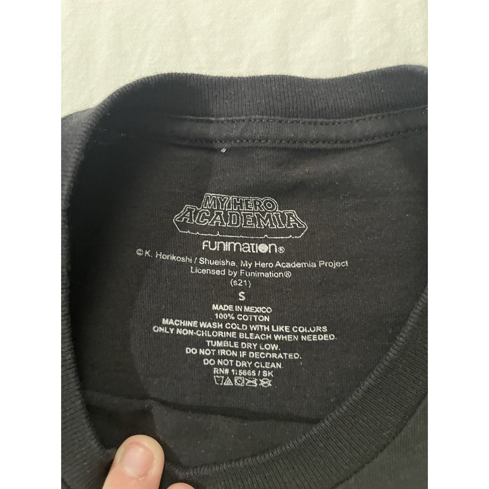Other Men's Funimation My Hero Academia T-Shirt Size S Black Anime Size US S / EU 44-46 / 1 - 4 Thumbnail