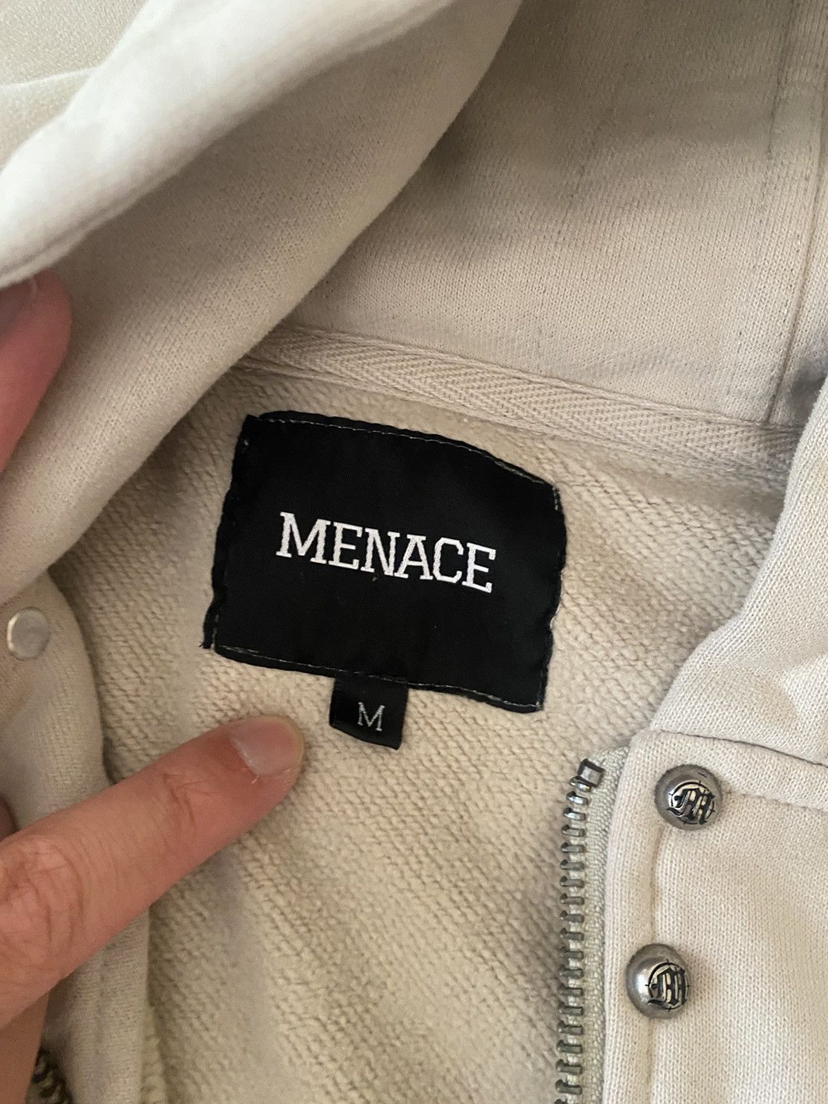 Menace Menace Studded Zip Up Jacket Size US M / EU 48-50 / 2 - 2 Thumbnail