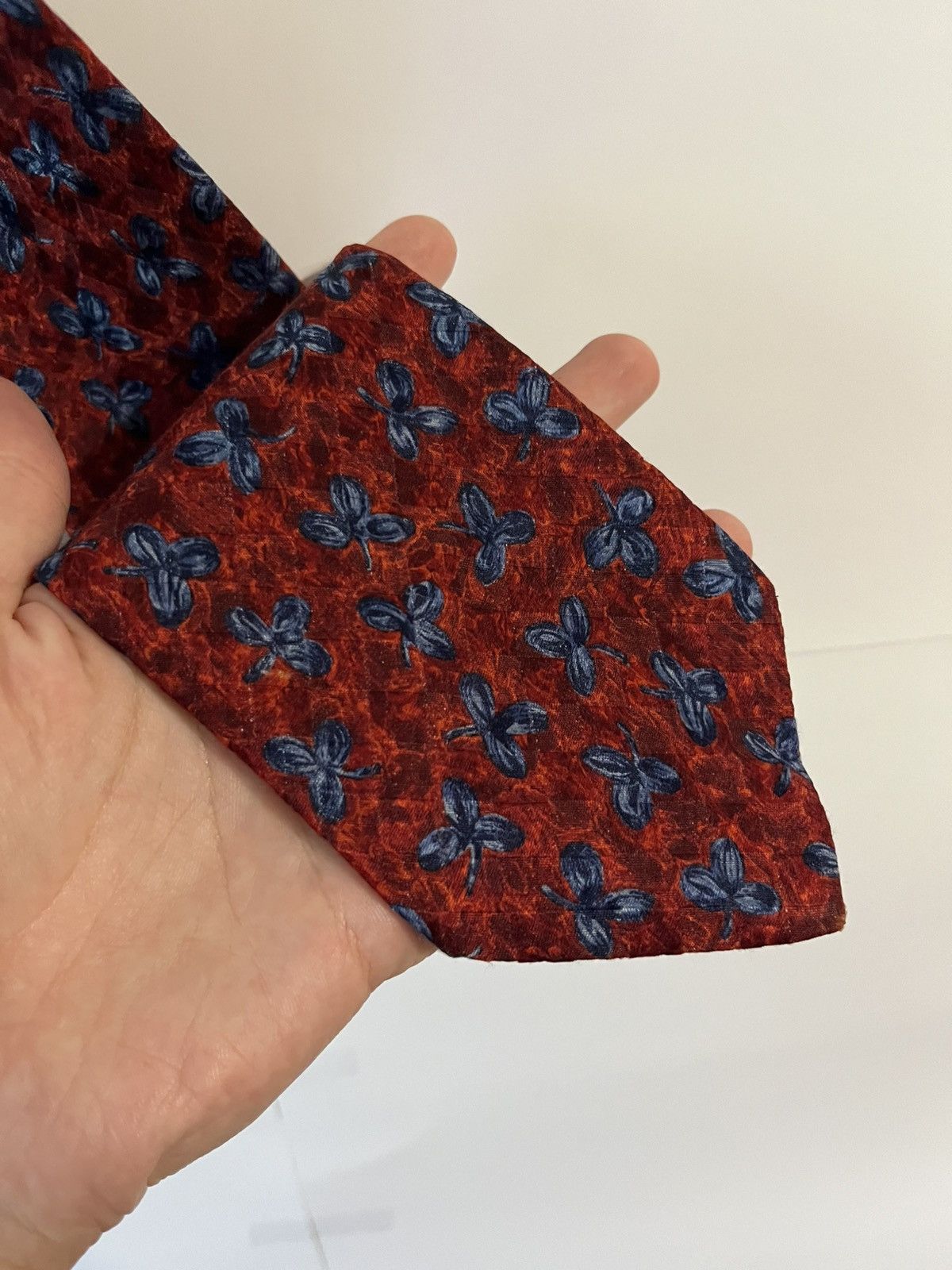 Ermenegildo Zegna Ermenegildo Zegna Luxury Classic Floral Silk Tie Size ONE SIZE - 2 Thumbnail