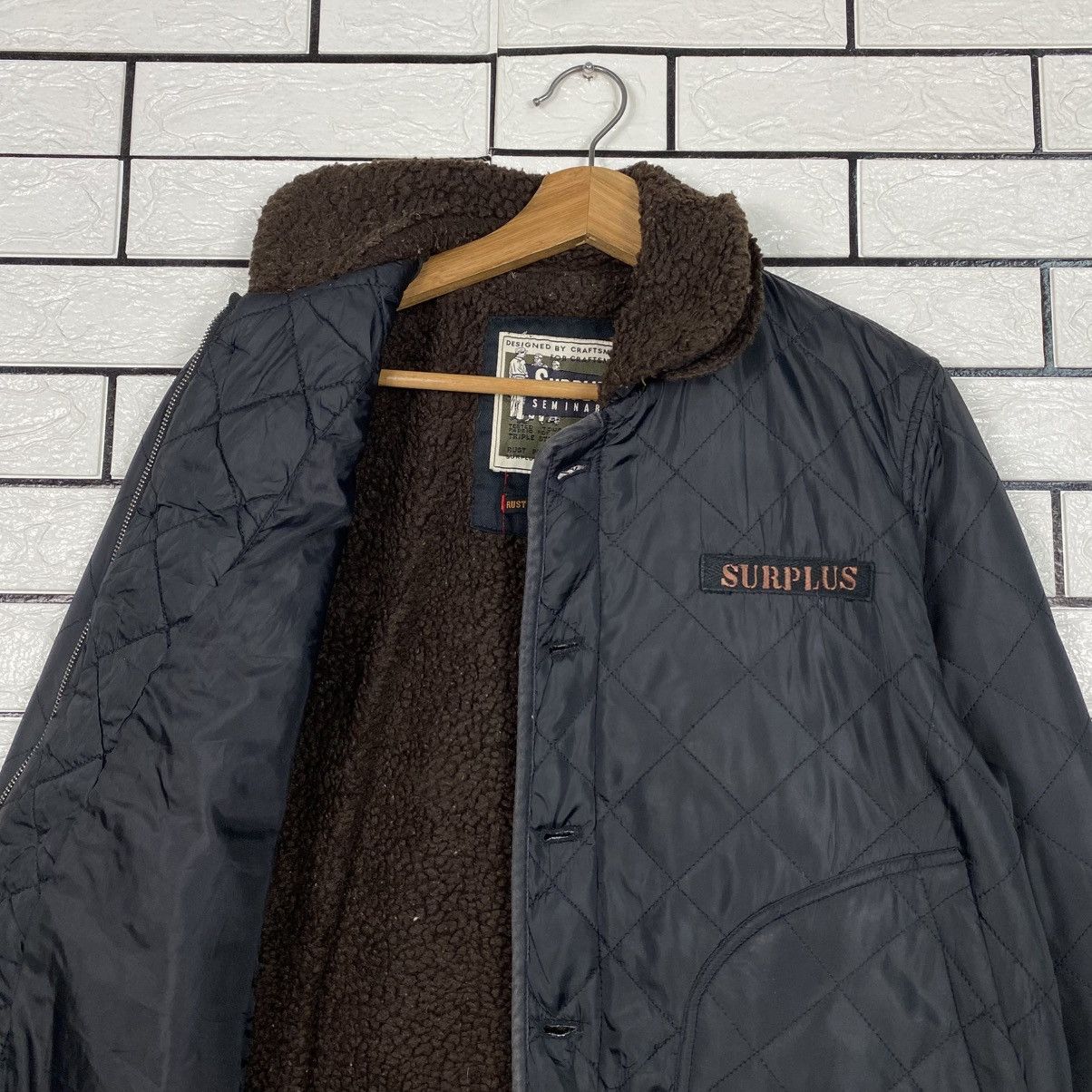 Japanese Brand Vintage Deck Jacket Blanket Surplus Seminary Toyo Enterprise Size US M / EU 48-50 / 2 - 15 Thumbnail