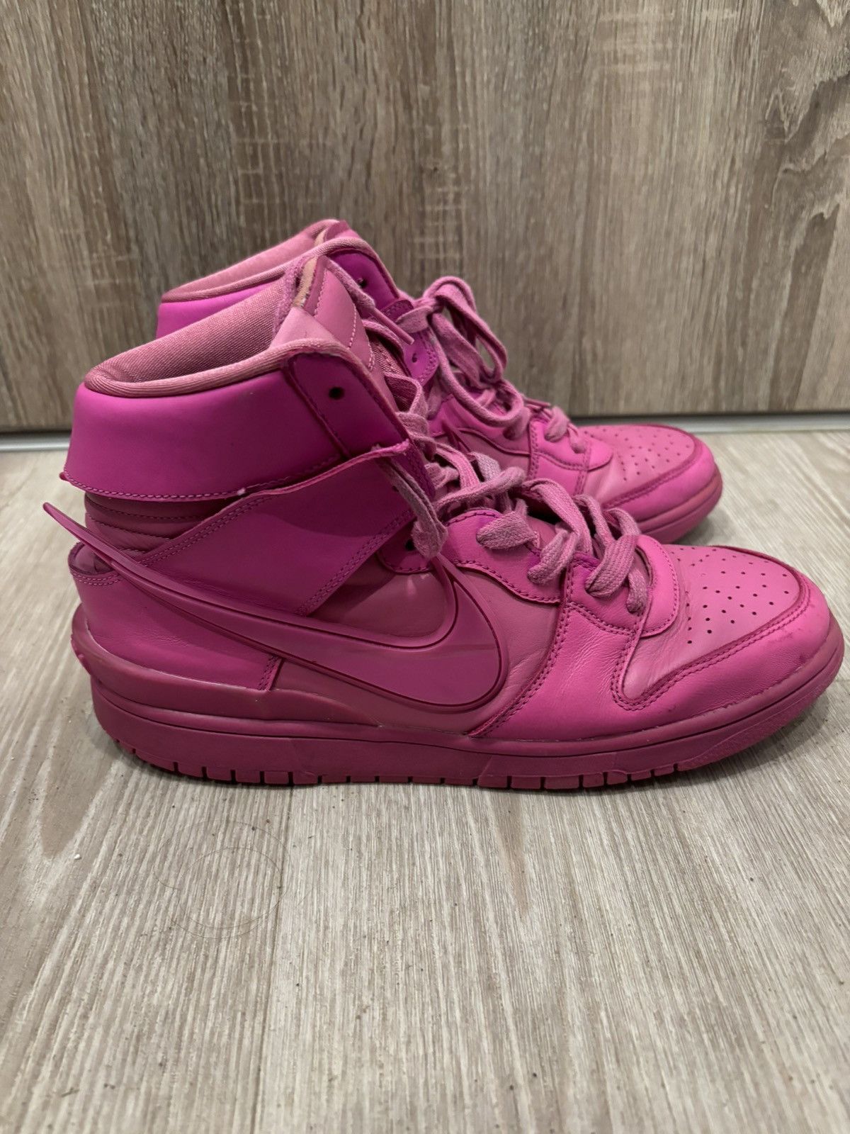 Ambush Design × Nike Nike Dunk High AMBUSH Active Fuchsia Size US 11 / EU 44 - 1 Thumbnail