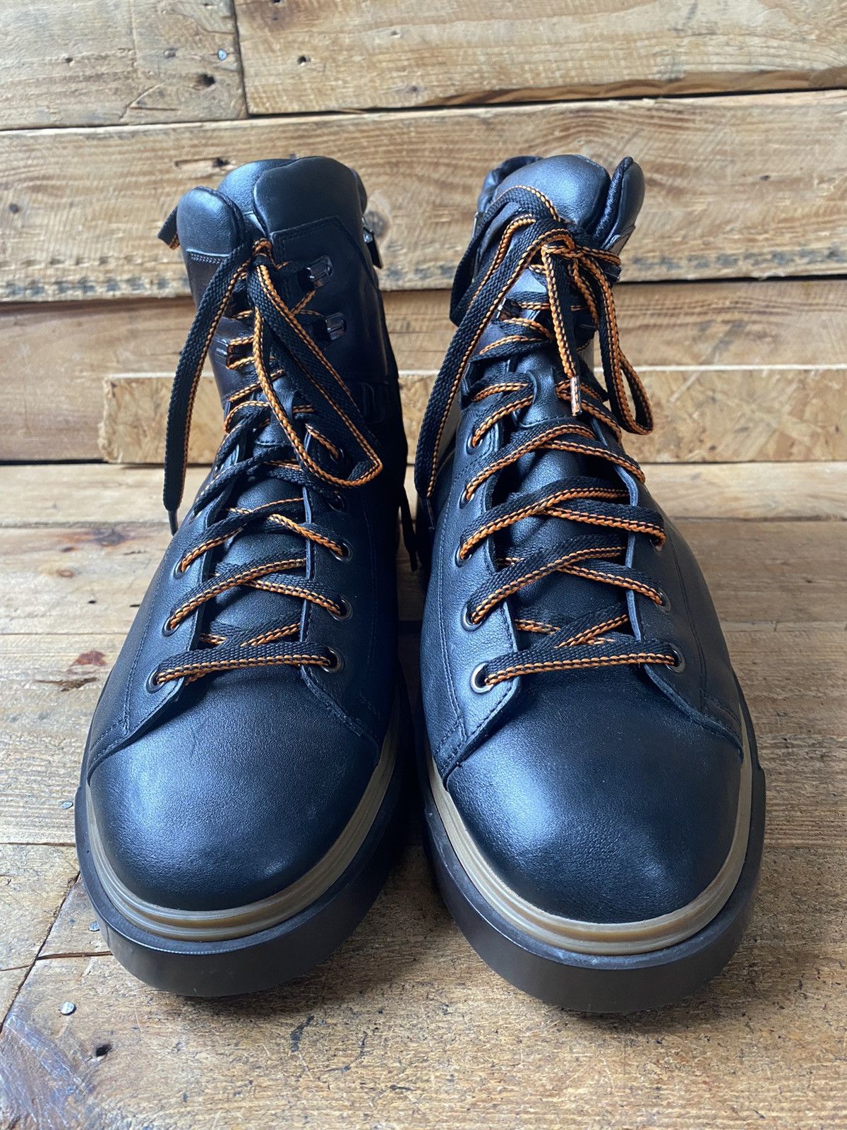 Designer × Prada × Santoni Santoni farah lace up hiking boots Uk 9 Size US 10 / EU 43 - 3 Thumbnail