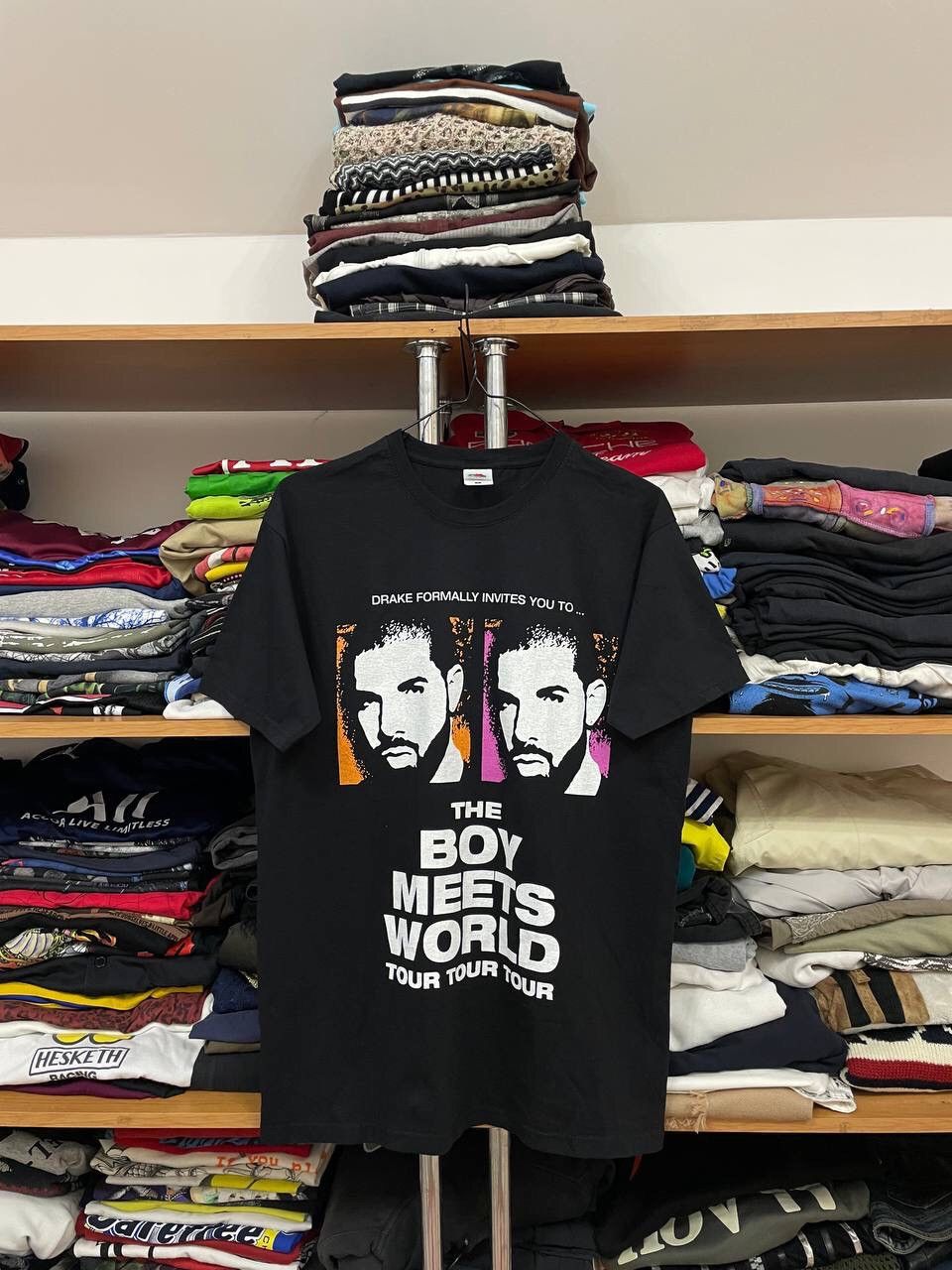 Band Tees Vintage Drake Tour Rap T Shirt Size US M / EU 48-50 / 2 - 1 Thumbnail