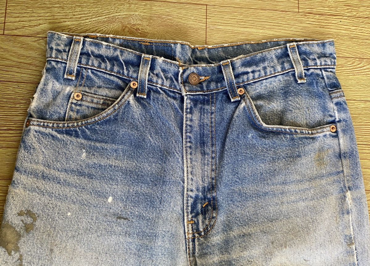 Levi's Vintage Levis Lot 517 Bootcut USA Distressed Jeans 1990s Size US 33 - 9 Thumbnail
