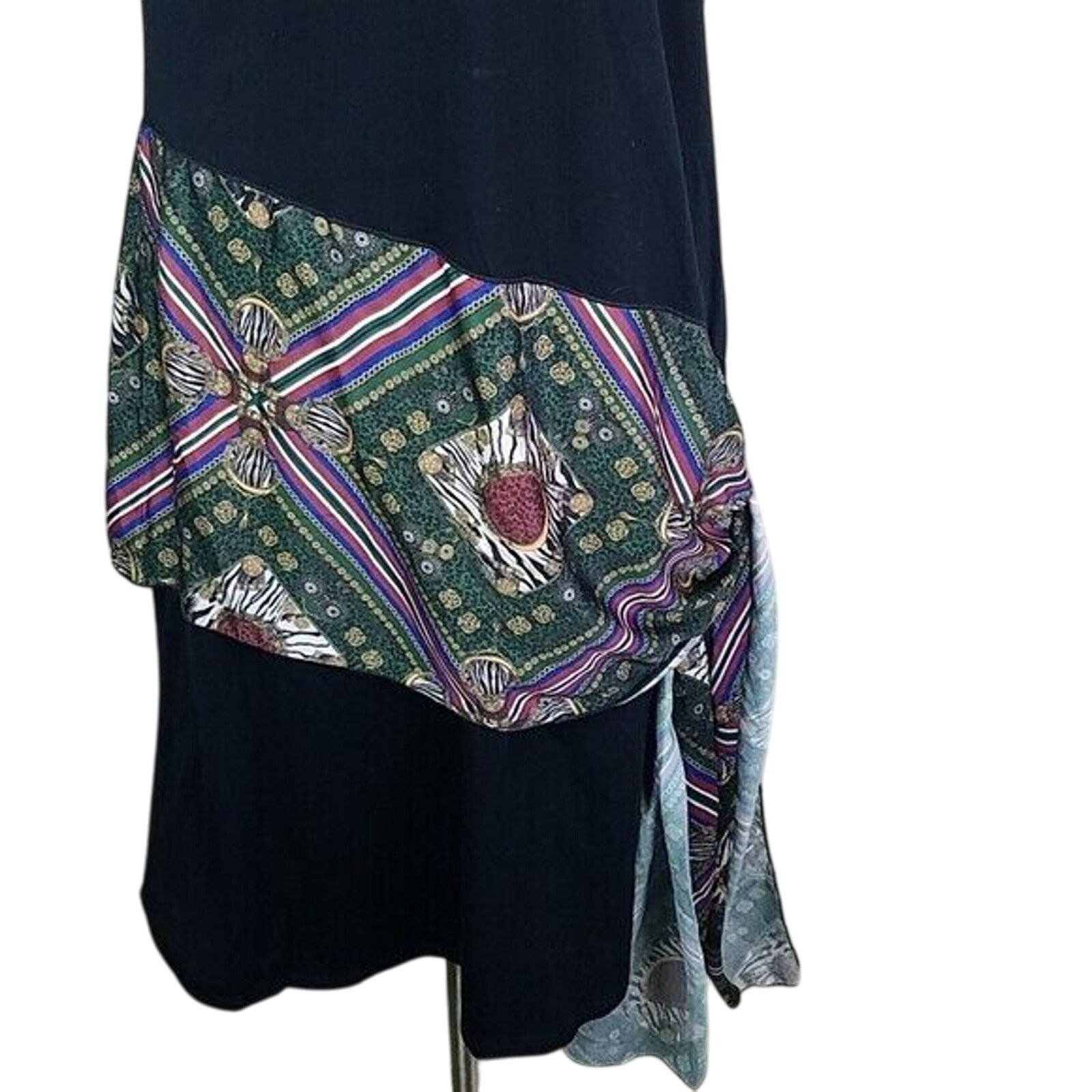 Zara Zara Dress Women S Black Grunge Whimsygoth Scarf Casual Size S / US 4 / IT 40 - 3 Thumbnail