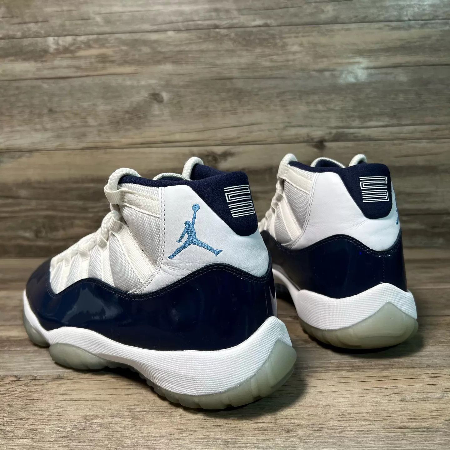 Nike Air Jordan 11 UNC Blue/White/Navy Size US 7.5 / EU 40-41 - 4 Thumbnail