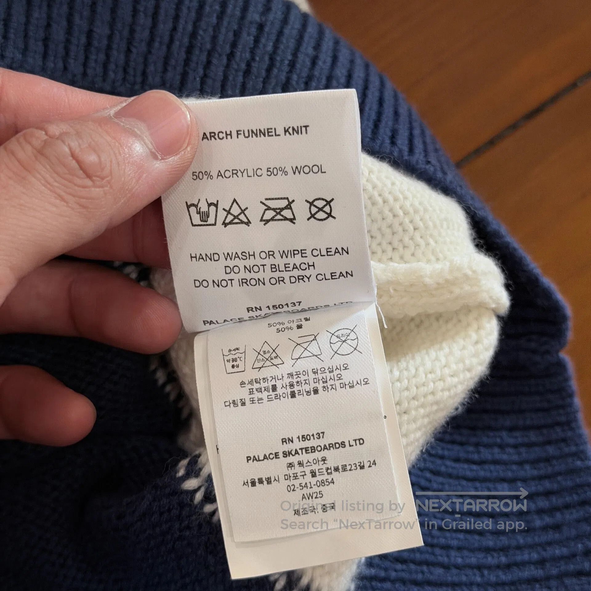 Palace Palace Arch Funnel Knit Zip Jacket. Size US L / EU 52-54 / 3 - 5 Thumbnail