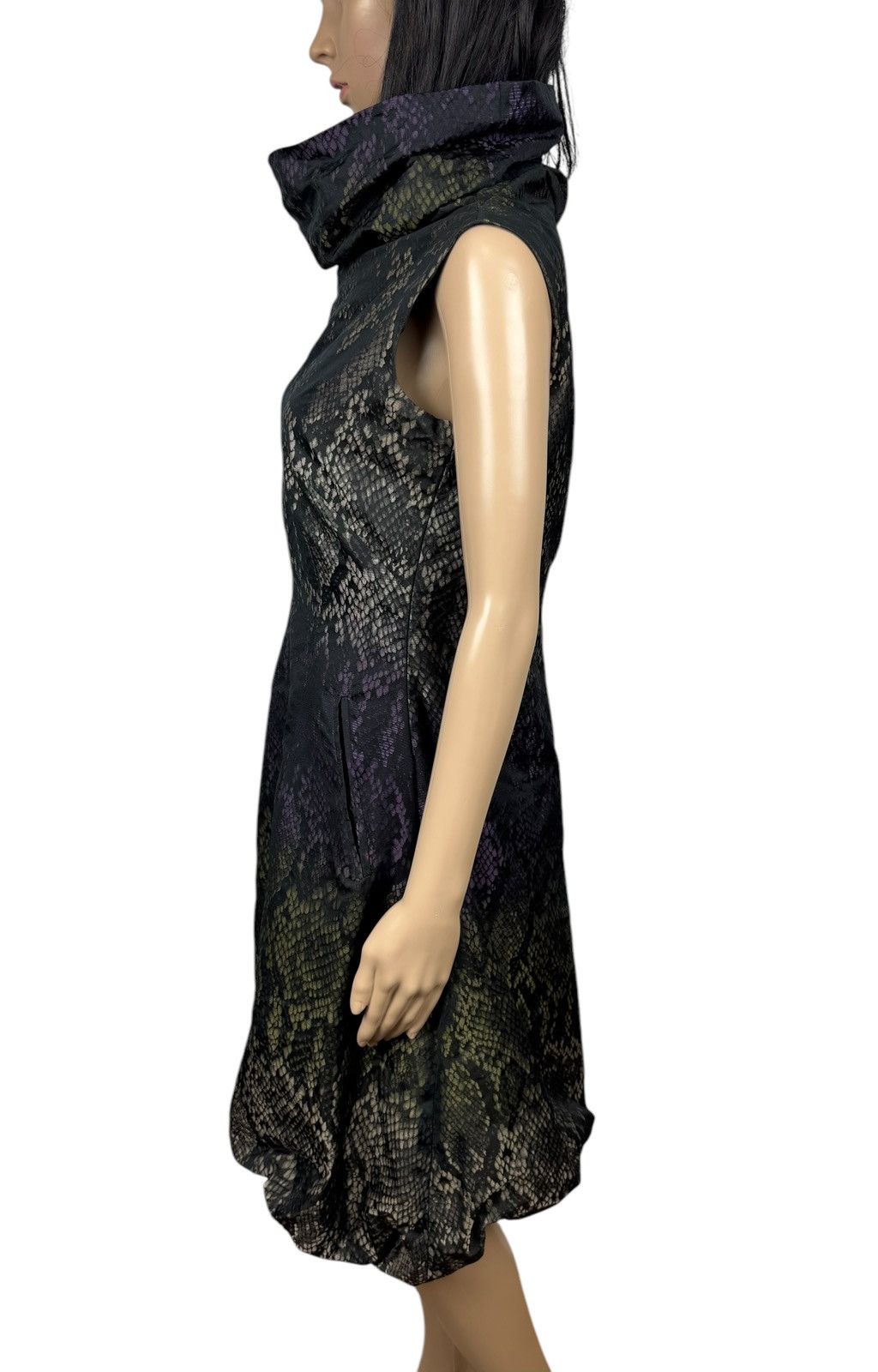 Designer Bitte Kai Rand Python Printed Dress Mock Neck size DE36 IT42 Size M / US 6-8 / IT 42-44 - 5 Thumbnail