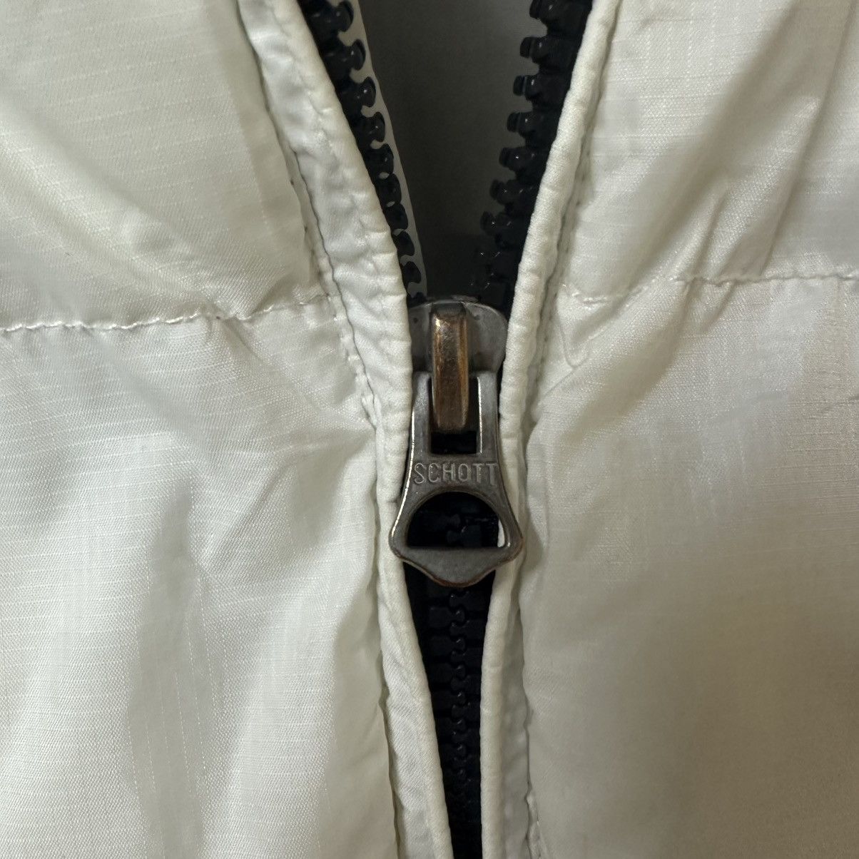 Schott Schott Vintage Down Jacket White Size S / US 4 / IT 40 - 3 Thumbnail