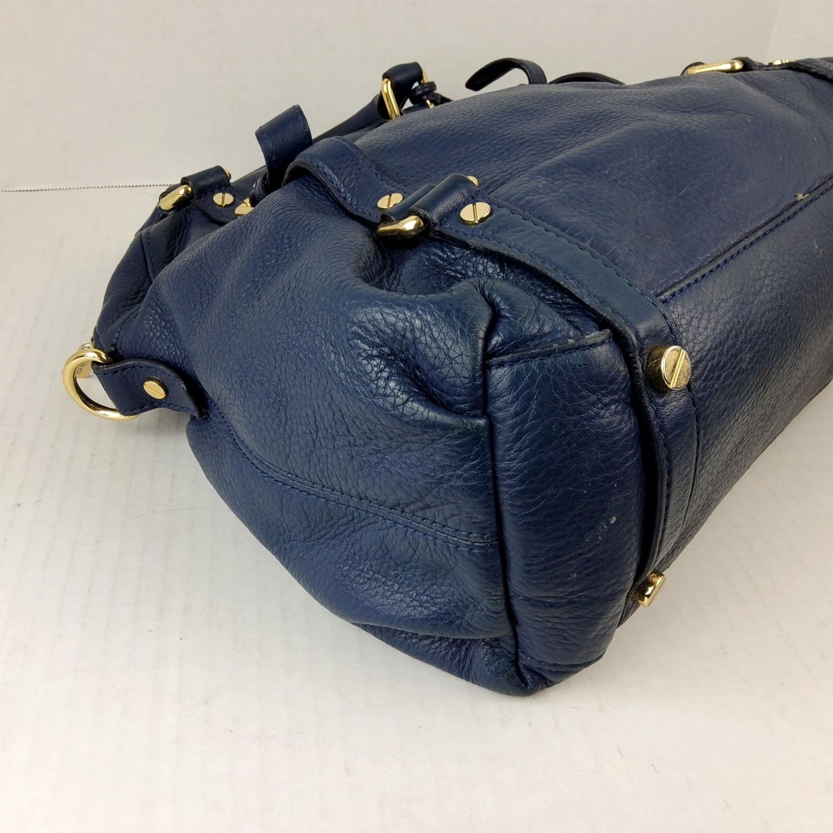 Michael Kors Michael Kors Pebbled Leather Satchel Convertible Shoulder Handbag Purse Women Pebbles Leather Exterior Size ONE SIZE - 7 Thumbnail