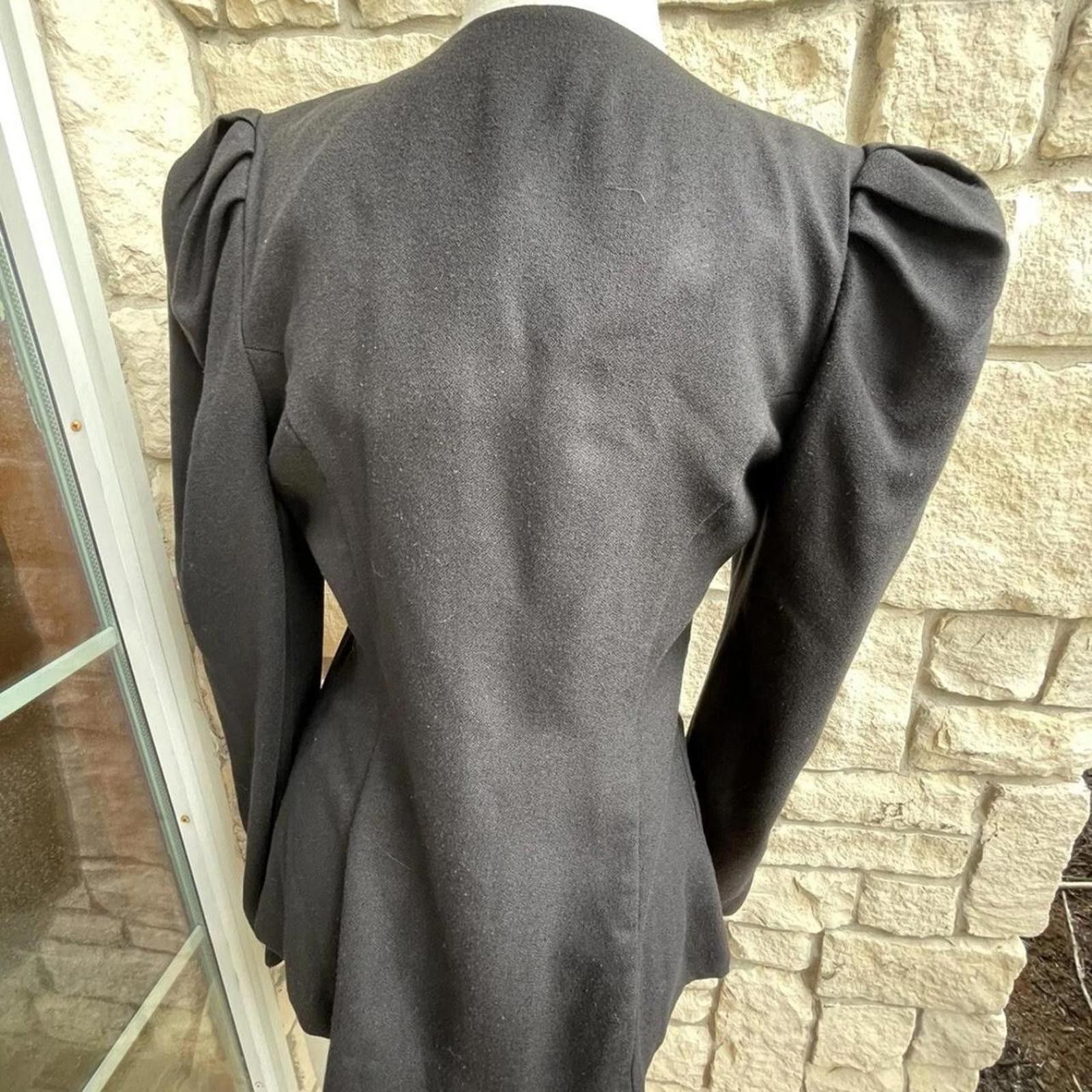 Other Leslie Luck Women's vintage black 80s Medium Size M / US 6-8 / IT 42-44 - 4 Thumbnail