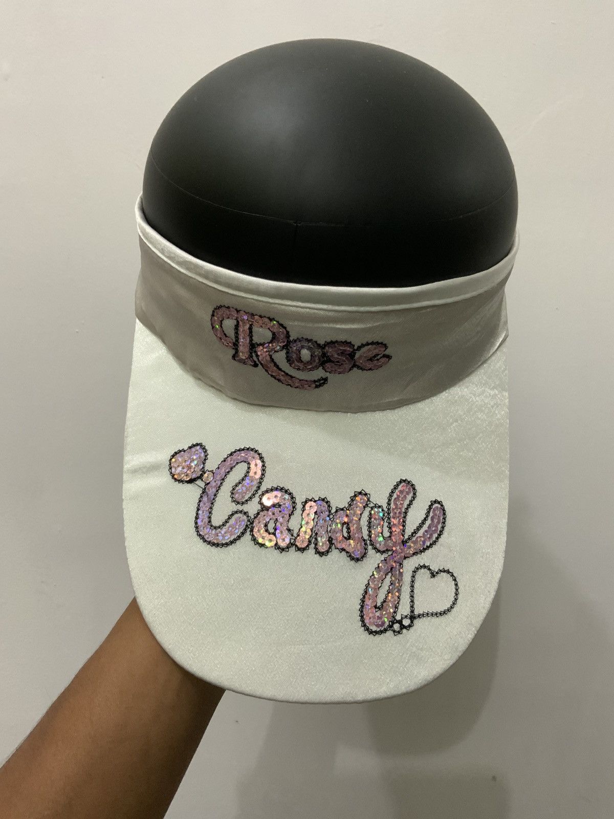 Fashion Victim Candy Rose Avant Garde Visor Hat Size ONE SIZE - 6 Thumbnail
