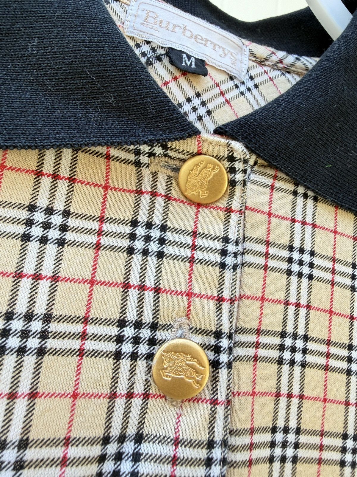 Burberry Burberry vintage nova check polo shirt Size M / US 6-8 / IT 42-44 - 6 Thumbnail