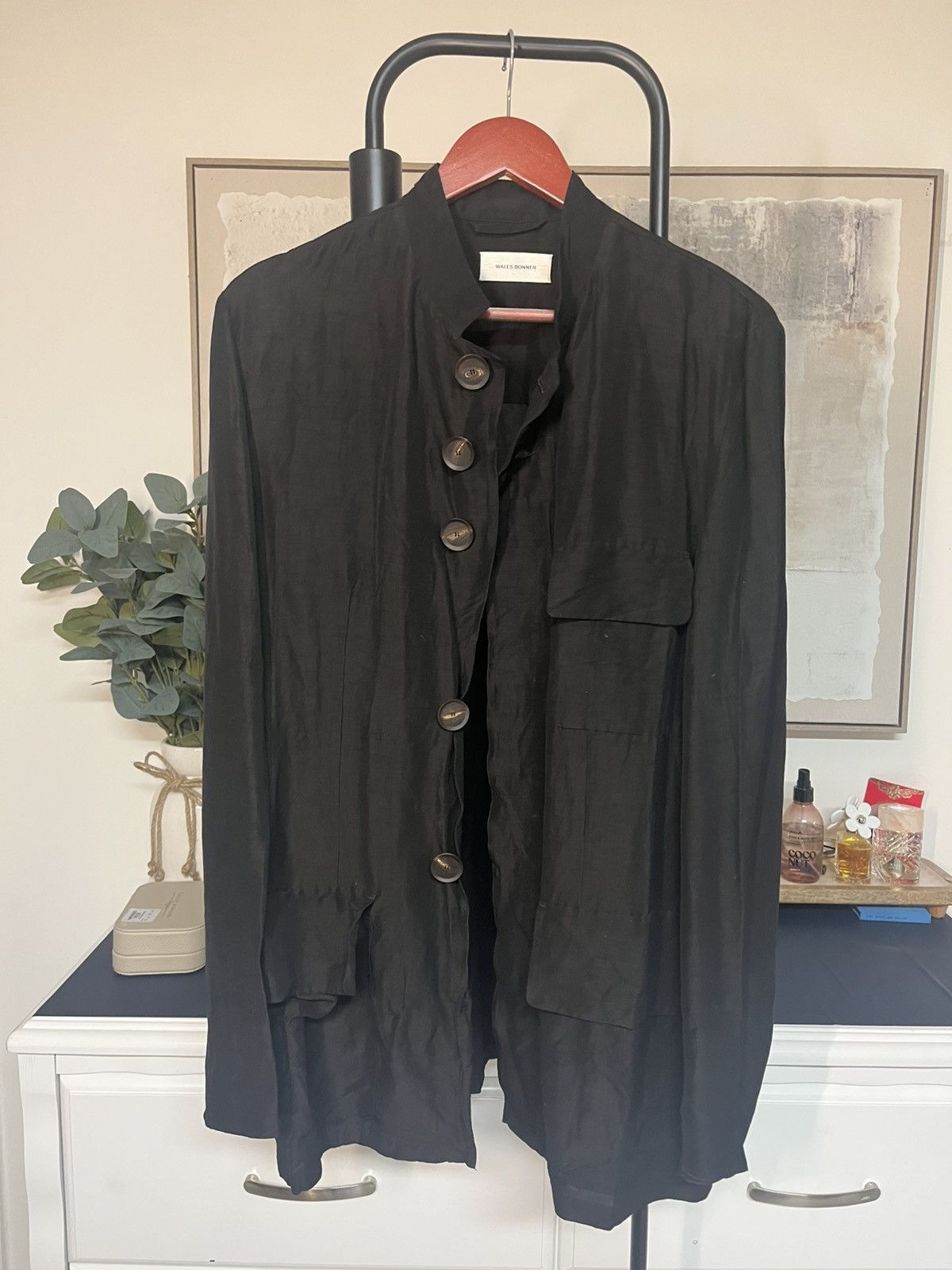 Wales Bonner Wales Bonner Oversized Safari Jacket (Blue Duets, SS18) Size US S / EU 44-46 / 1 - 2 Thumbnail