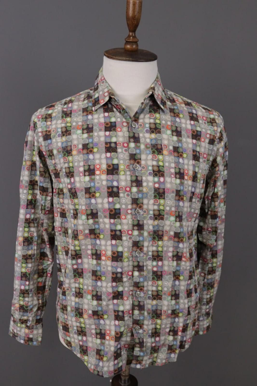 Desigual Desigual Regular Fit Multicolor Printet Shirt Sz L Size US L / EU 52-54 / 3 - 1 Thumbnail