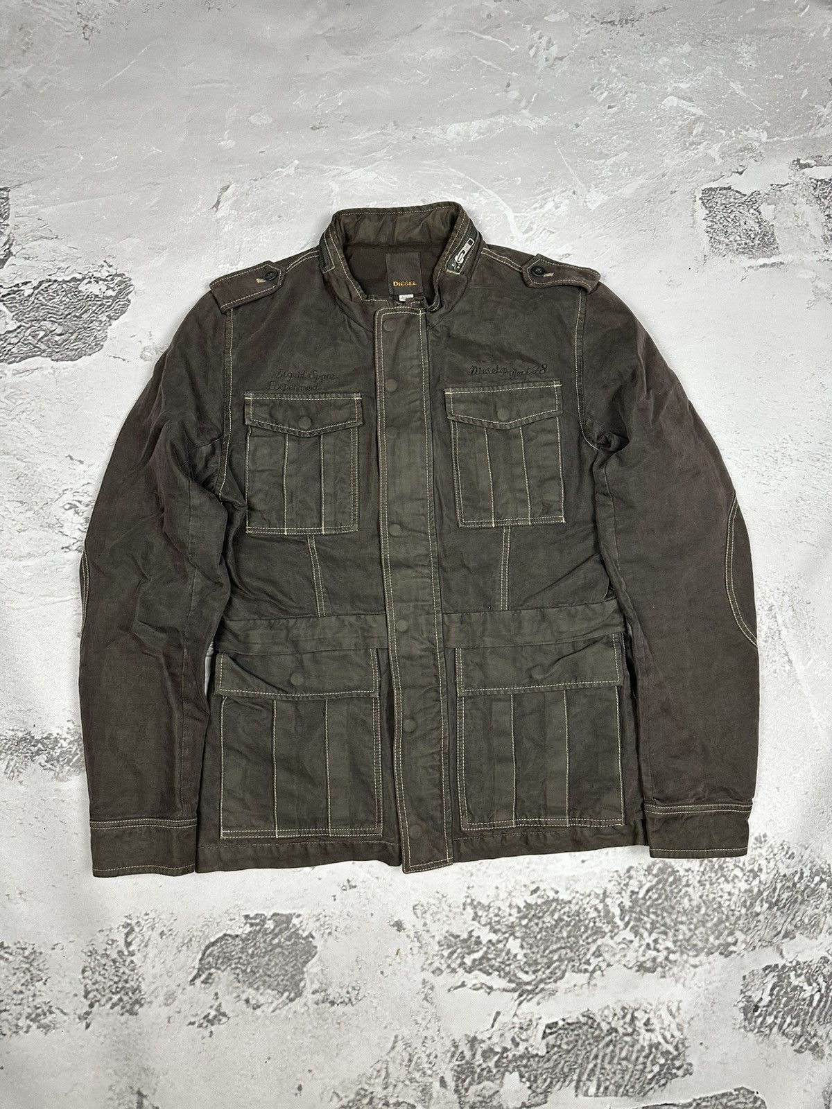Diesel Diesel Liquid Space Experiment Multipocket Tactical Jacket Size US XL / EU 56 / 4 - 1 Thumbnail