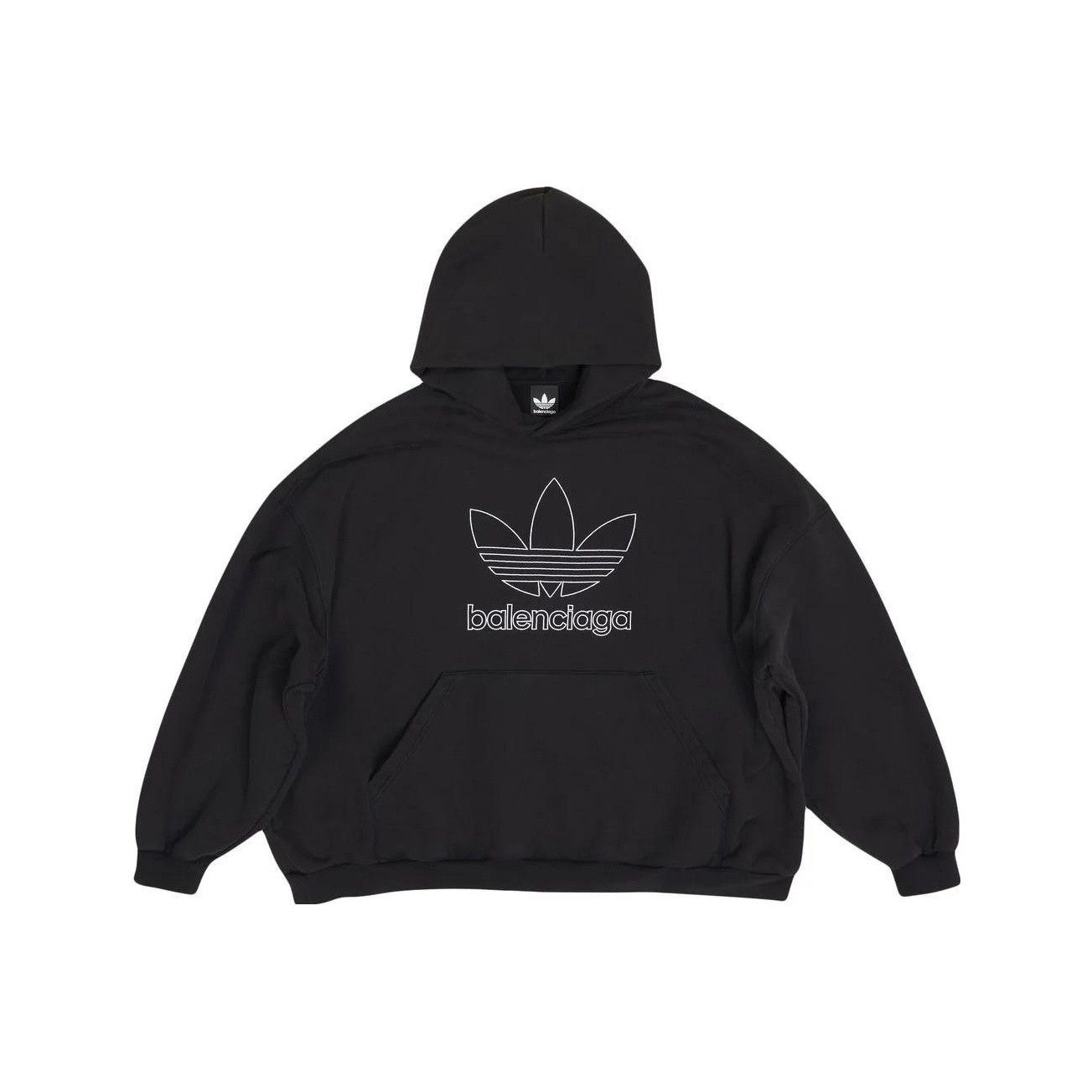 Balenciaga Balenciaga x Adidas Logo Hoodie Size S Size US S / EU 44-46 / 1 - 1 Thumbnail