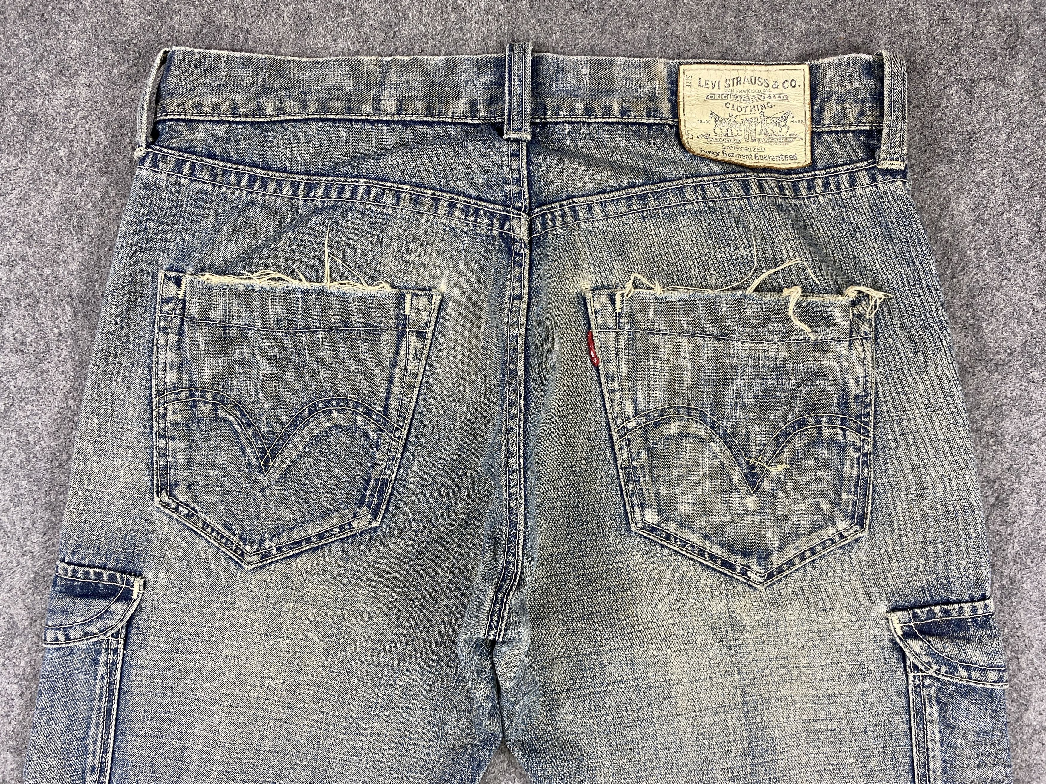Levi's Faded Blue Multi Pocket Vintage Levi's 503 34x33 -JN2044 Size US 34 / EU 50 - 4 Thumbnail