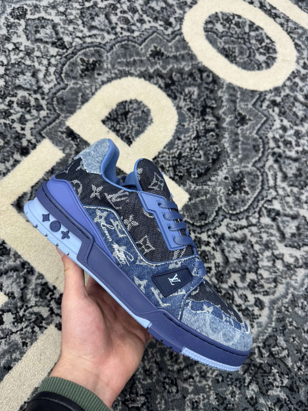 Louis Vuitton Louis Vuitton denim trainers Size US 9 / EU 42 - 2 Thumbnail