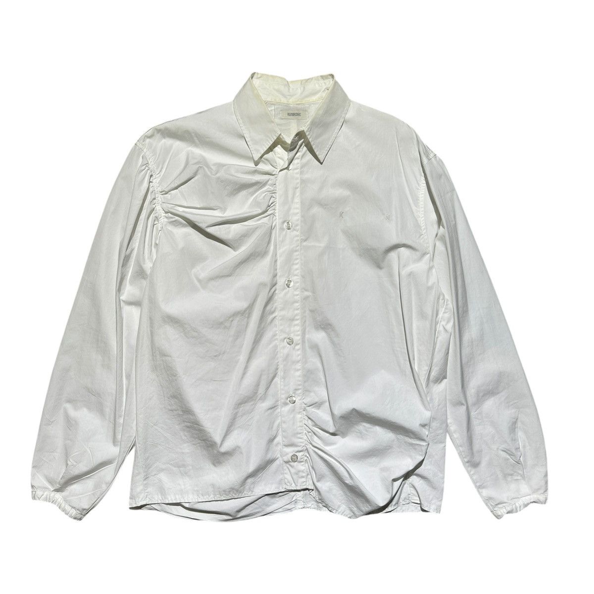 Kusikohc Pleated runched button down Size US S / EU 44-46 / 1 - 1 Thumbnail