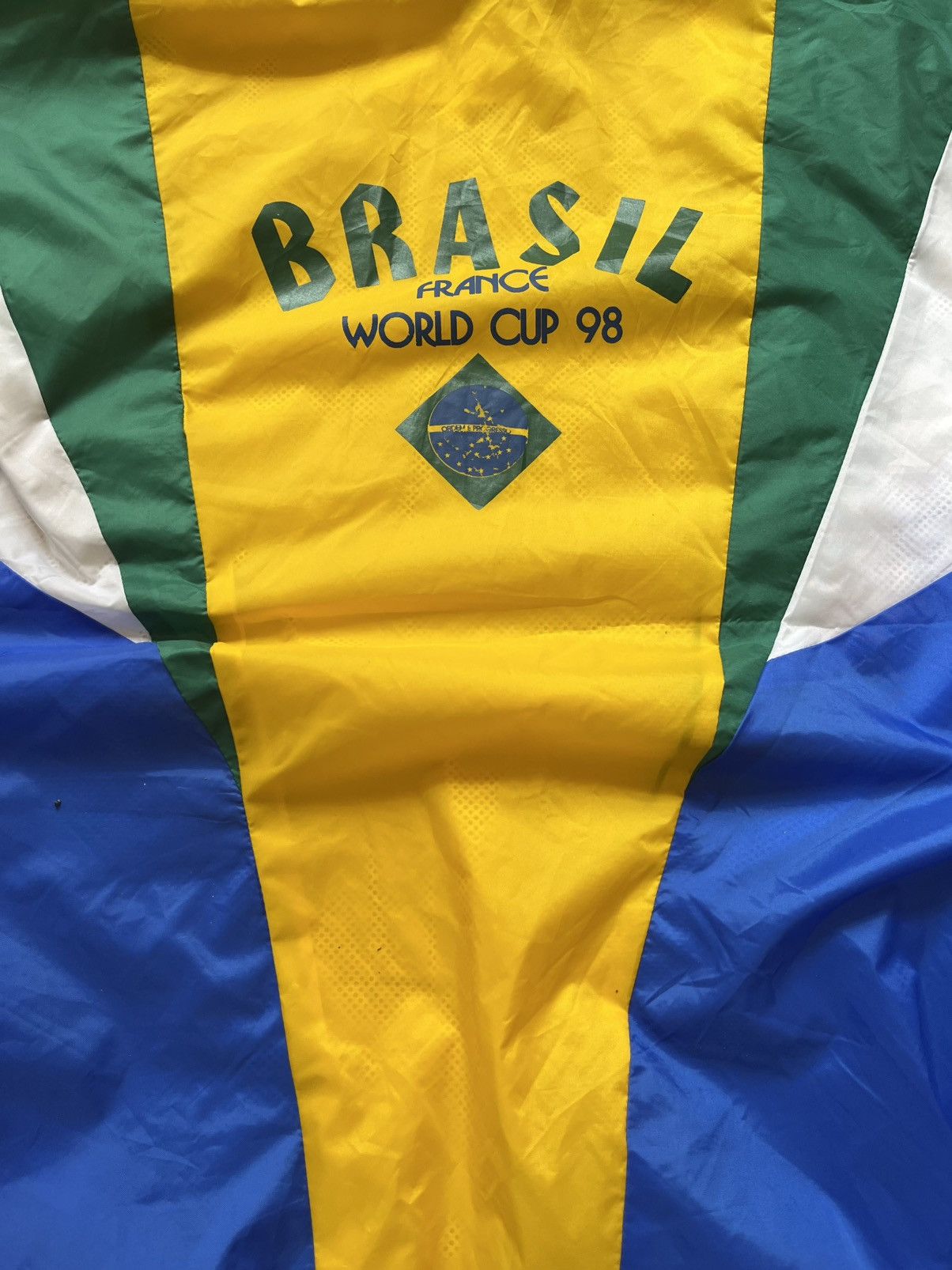 Other 1998 France World Cup Brazil Jacket Size US L / EU 52-54 / 3 - 6 Thumbnail