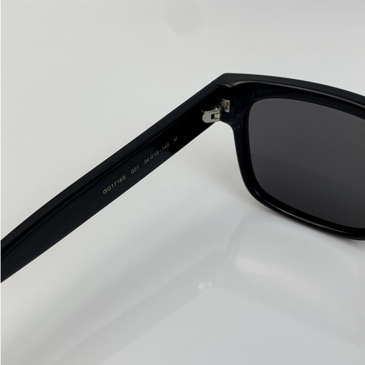 Gucci NEW GUCCI Sunglasses GG1716S 001 Black Grey Unisex Classic Size ONE SIZE - 5 Thumbnail