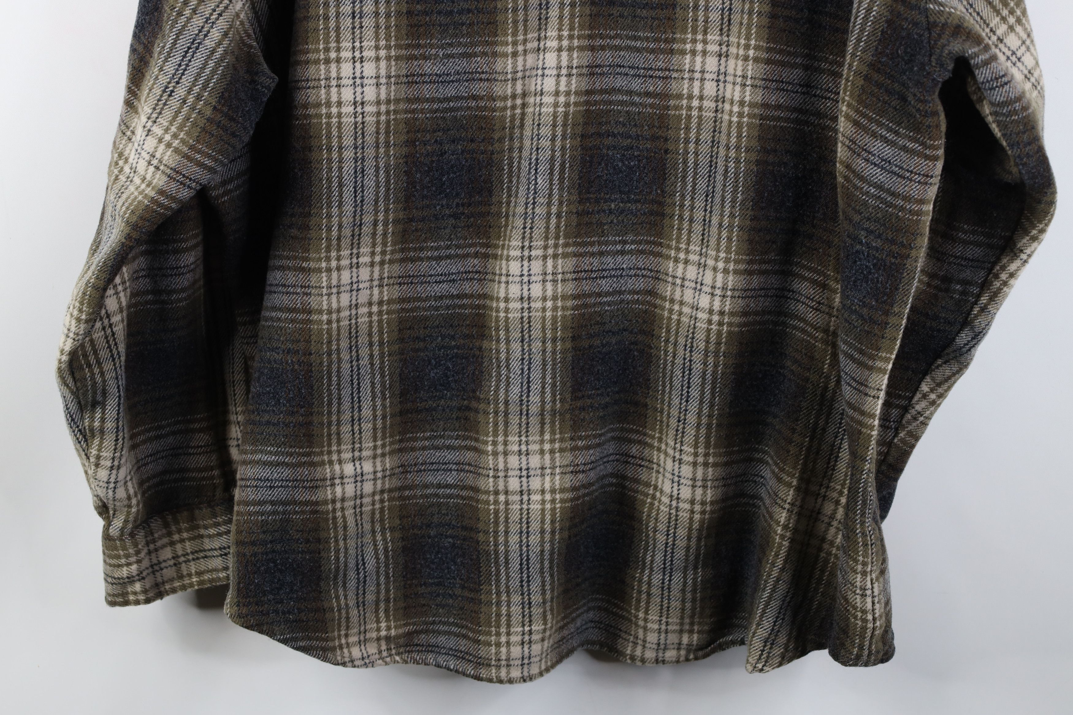 Vintage Vintage 90s Streetwear Button Shirt Plaid Earth Tone Size US XL / EU 56 / 4 - 11 Thumbnail