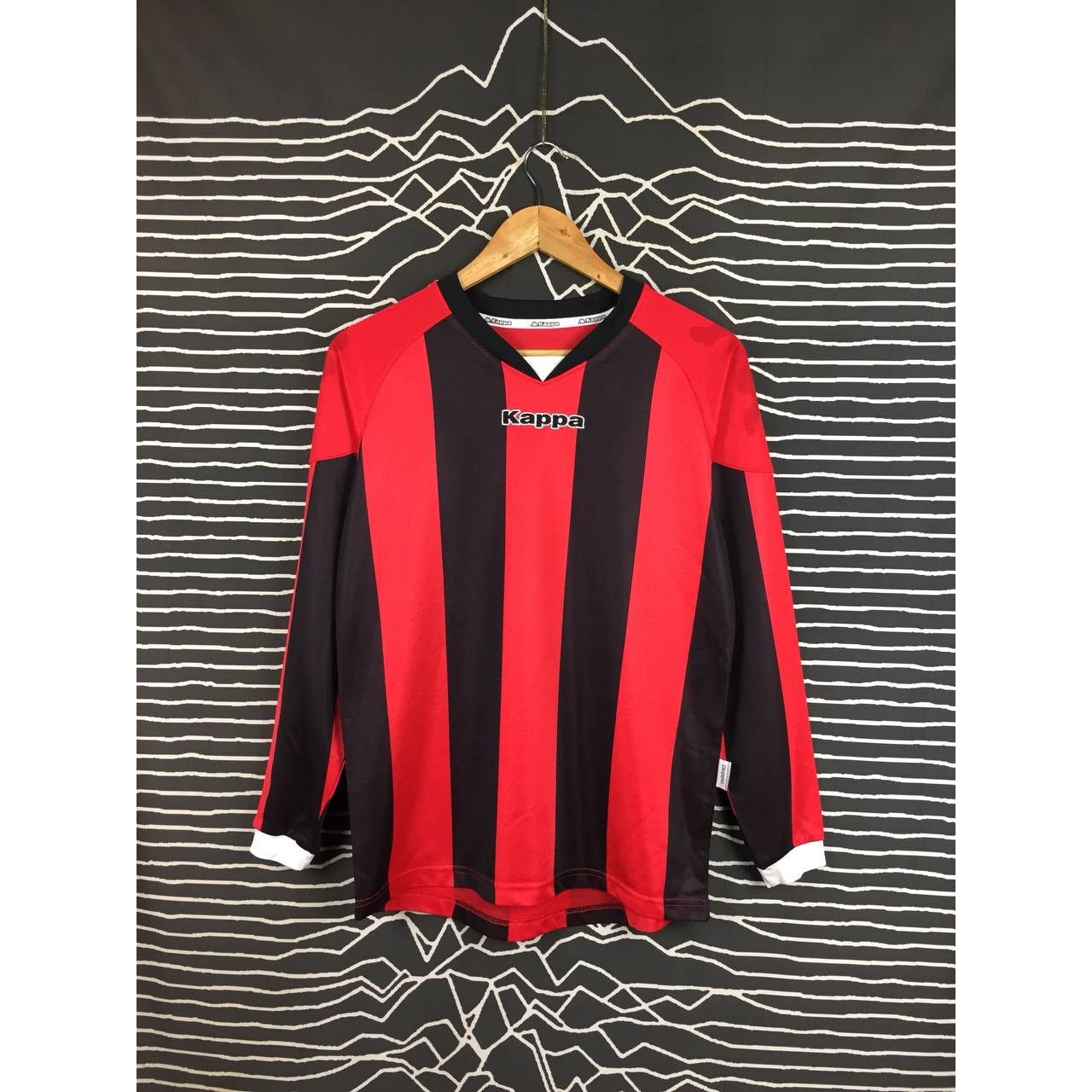 Kappa × Vintage Vtg Kappa Sportswear Striped Longsleeve Jersey Size US M / EU 48-50 / 2 - 2 Thumbnail
