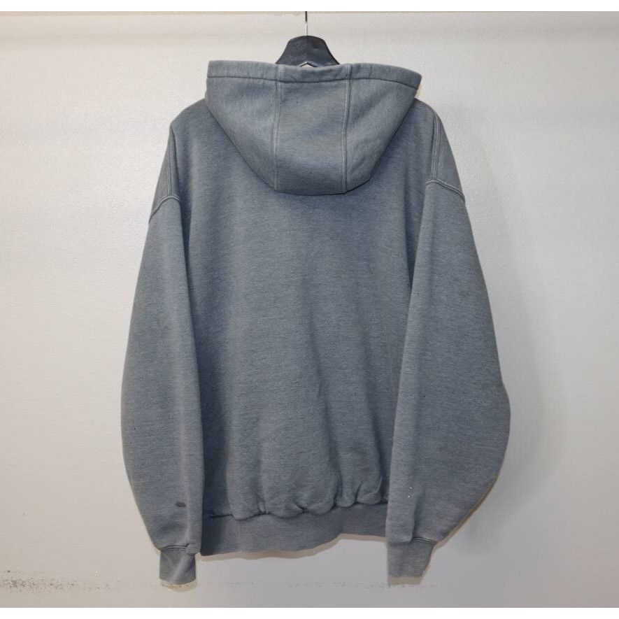 Carhartt Vtg Carhartt Thermal Lined Jacket Hoodie Charcoal Heather Size US XXL / EU 58 / 5 - 2 Thumbnail