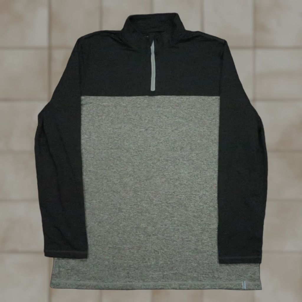 Marine Layer Marine Layer Pullover Mens Extra Large Gray Black Weekend Sport Quarter Zip XL Colorblock 1/4 Zip Casual Size US XL / EU 56 / 4 - 1 Thumbnail