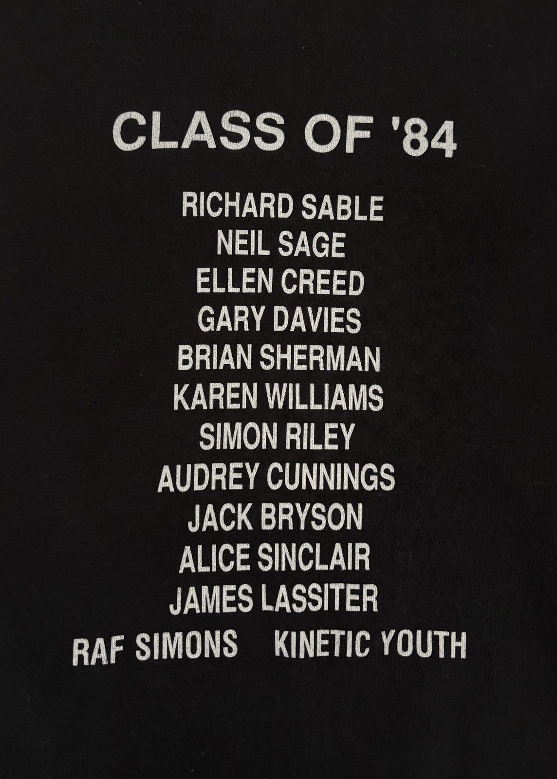 Raf Simons AW99 Class of ‘84 Tank Top Size US M / EU 48-50 / 2 - 2 Thumbnail