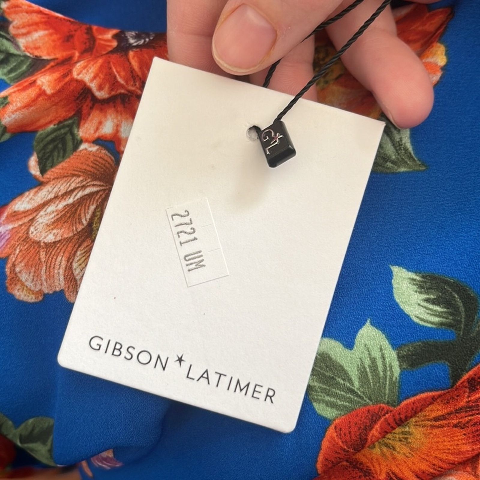 Other Gibson Latimer Floral long Sleeve Dress Size XL / US 12-14 / IT 48-50 - 3 Thumbnail