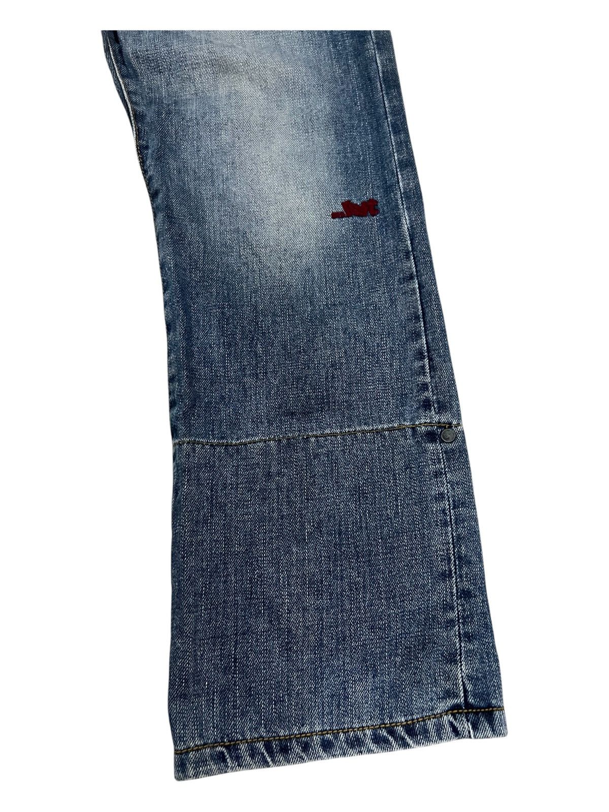 Hook-Ups × Lost Enterprises × Powell Peralta Y2K Lost Skateboard Pockets Logo Baggy Skater Jeans Denim Size US 29 - 10 Thumbnail