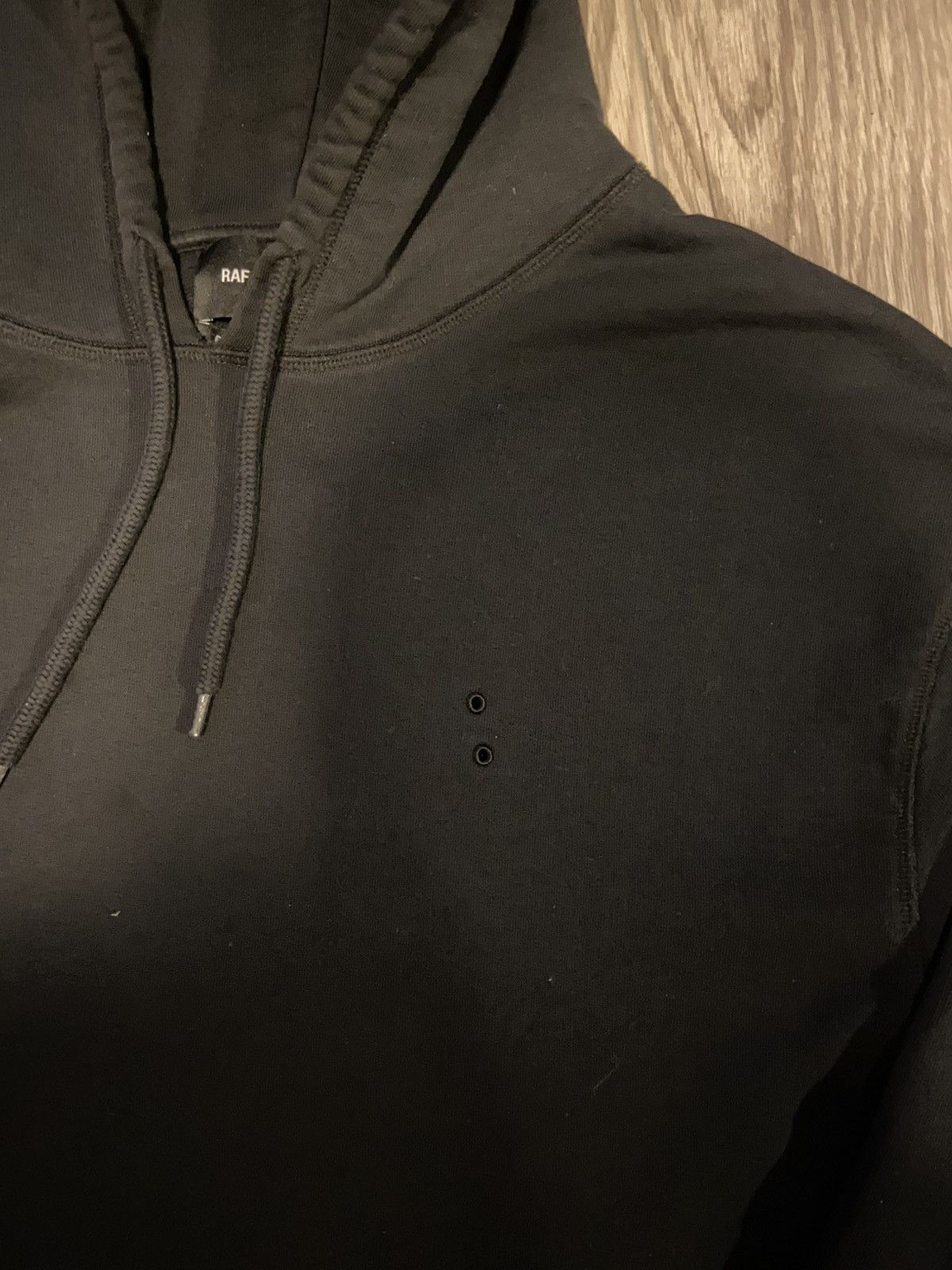 Fred Perry × Raf Simons Raf Simons x Fred Perry UK Punk Distressed Oversized Hoodie Size US L / EU 52-54 / 3 - 6 Thumbnail