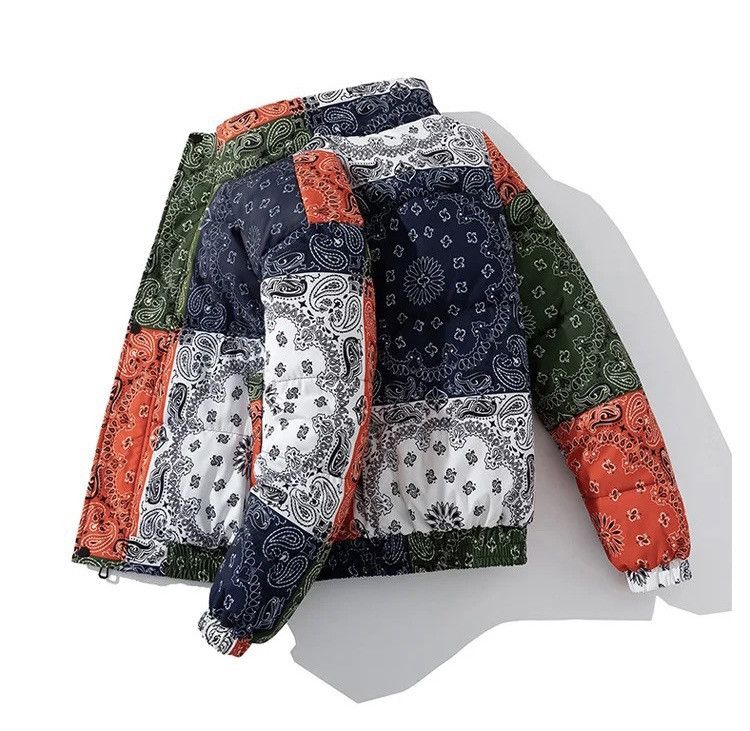 Vintage Winter Wear Bandana Patch Puffed Jacket Size US XL / EU 56 / 4 - 3 Thumbnail