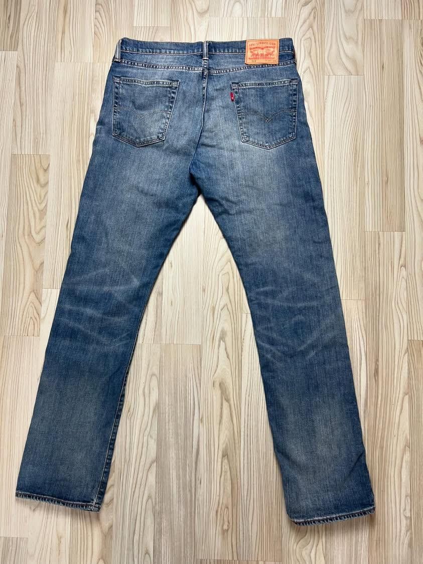 Levi's Levi's distressed denim levis 513 trousers Blue washed jeans Size US 34 / EU 50 - 1 Thumbnail